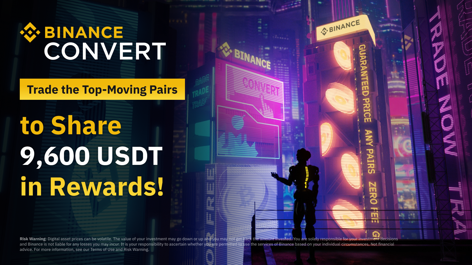 Handluj najlepszymi parami na Binance Convert, aby podzielić się 9600 USDT w nagrodach! | Binance Support