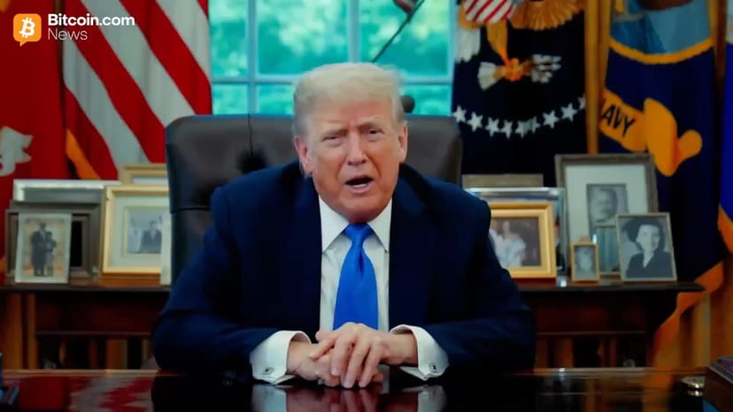🇺🇸President Trump spoke at the Coinbase Crypto Summit. $BTC | 暴富小魔童 on ...