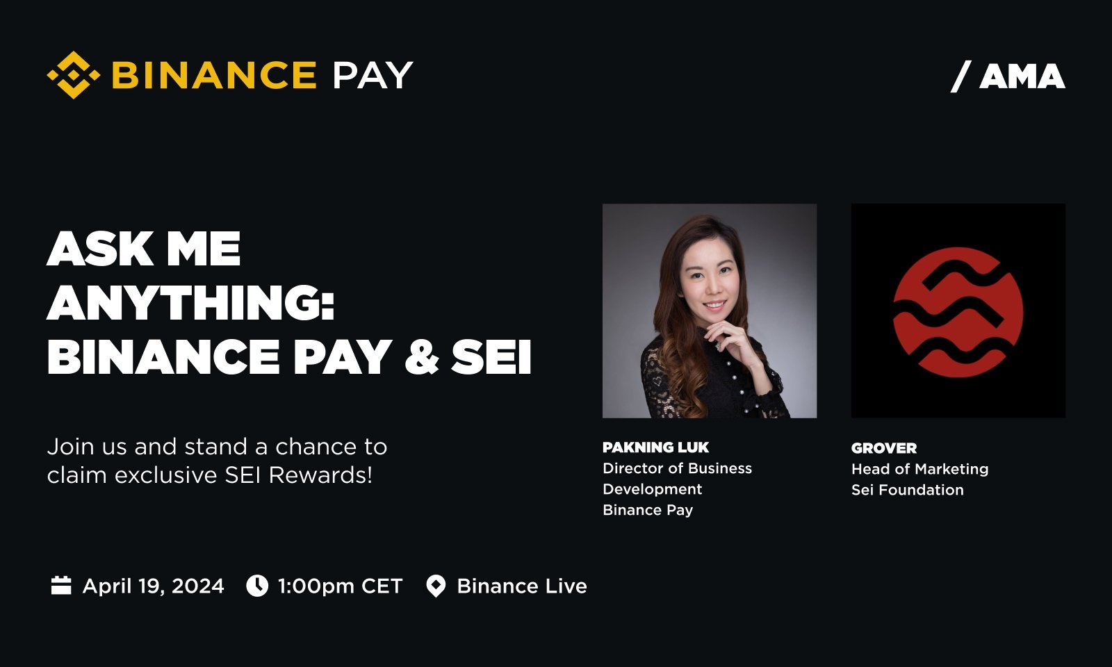 Ask Me Anything: Binance Pay & SEI