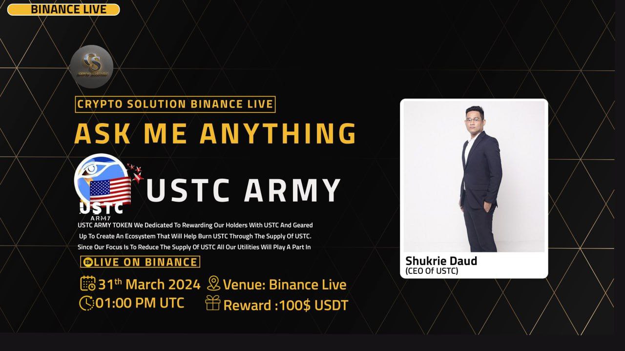 Crypto Solution AMA With USTC ARMY