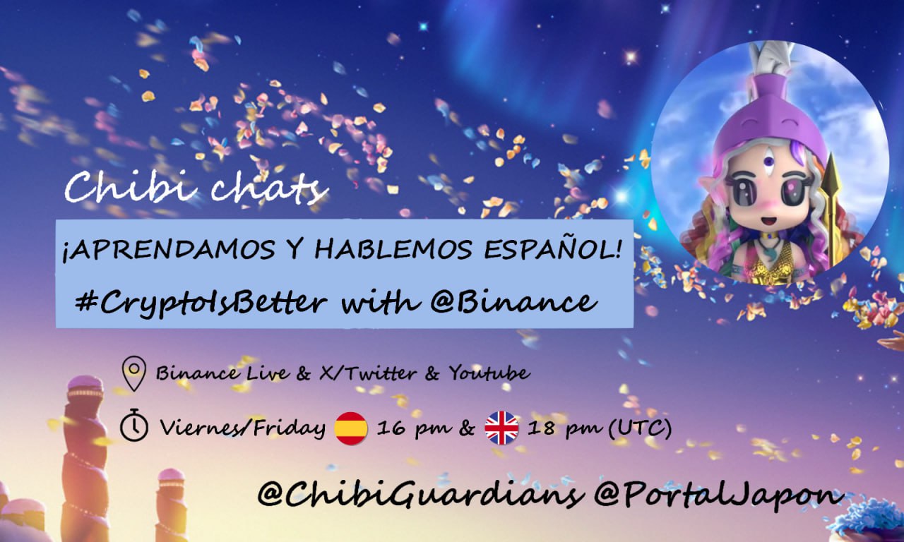 ¡Hablemos español! #CryptoIsBetter with Binance (Chibi chats)