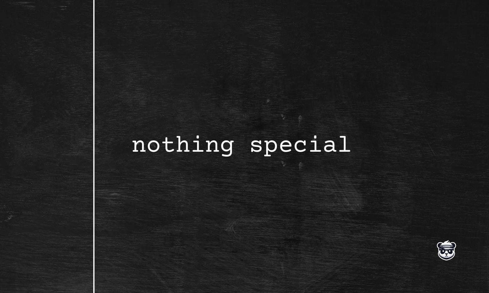 nothing special #15