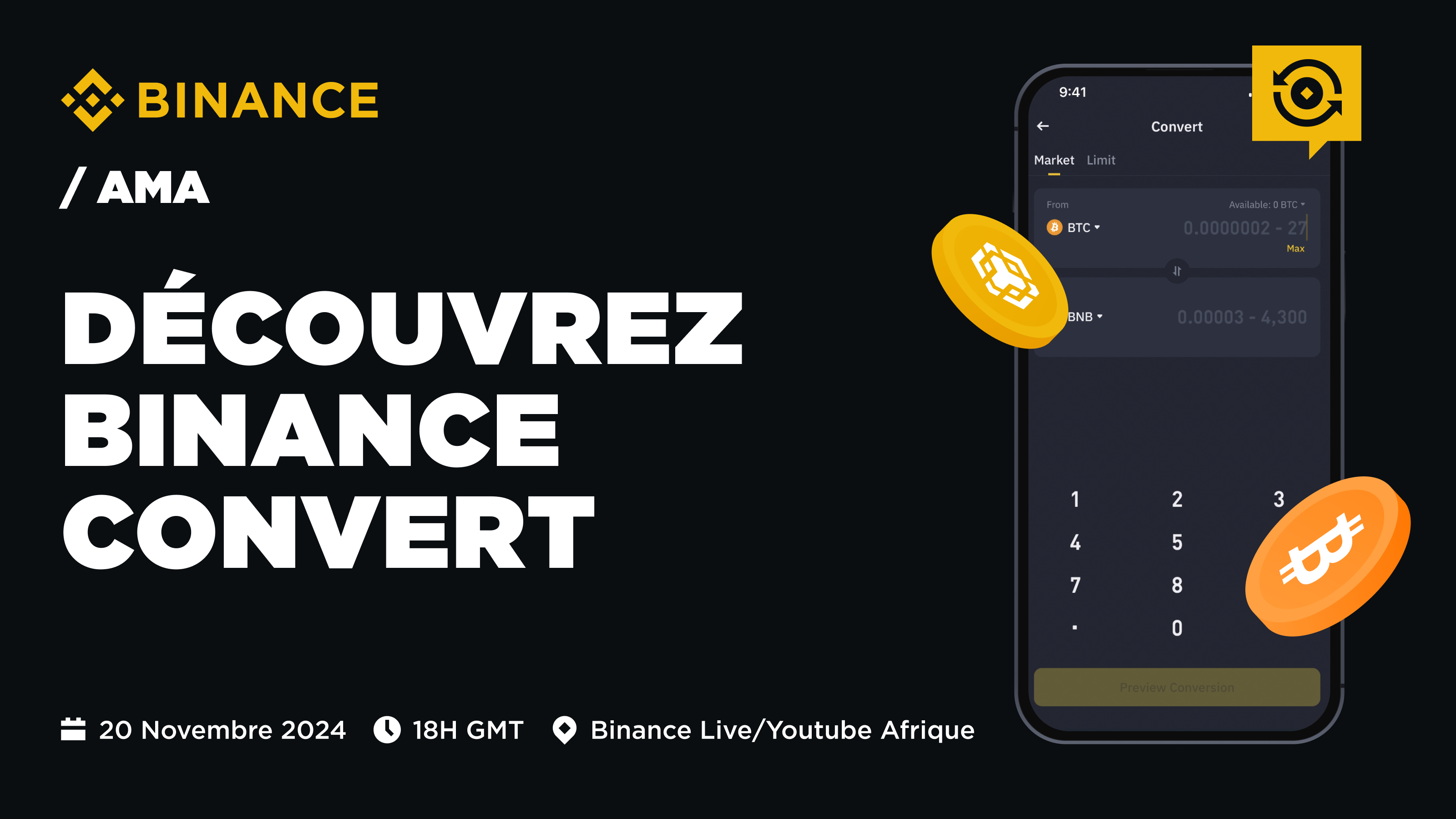 AMA - Découvrez Binance Convert