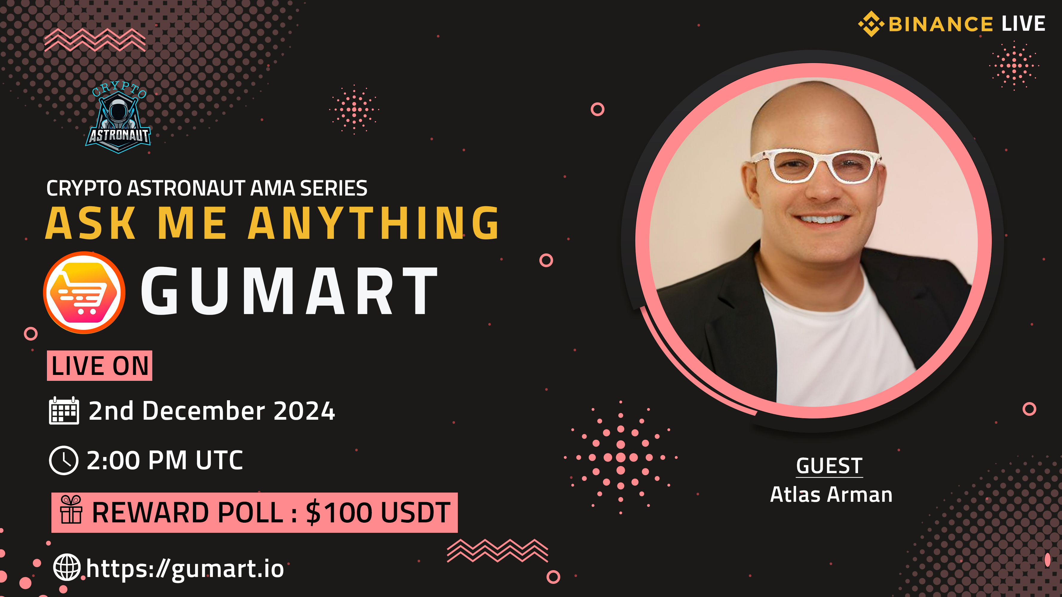 Crypto Astronaut Host AMA With GUMART