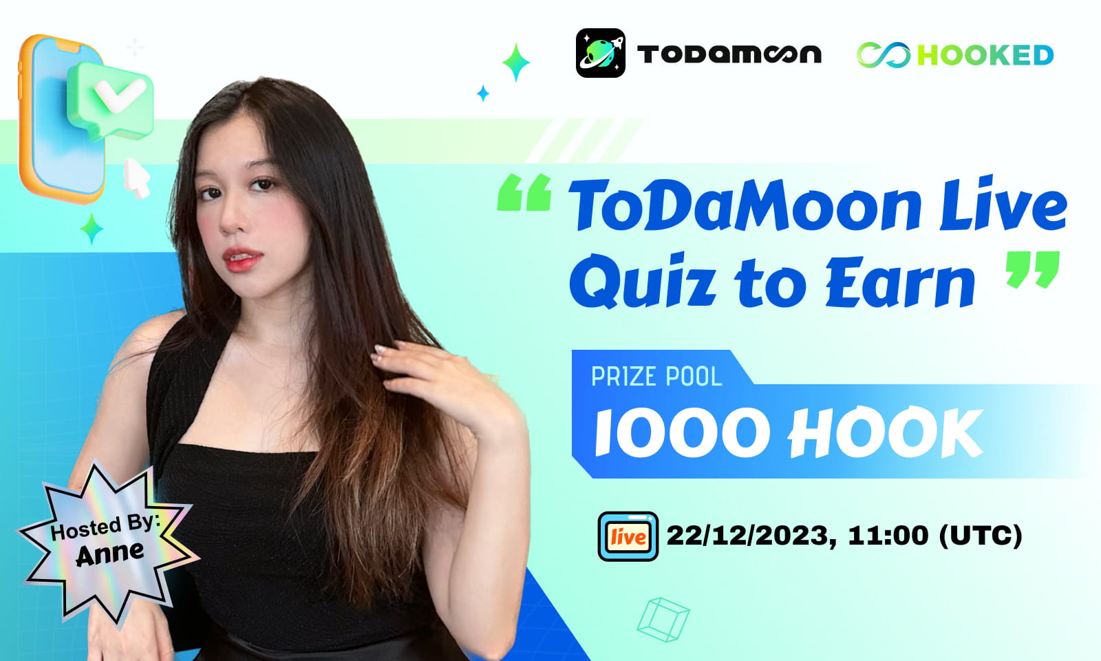 ToDaMoon Quiz-to-Earn Gameshow - 88th Livestreaming