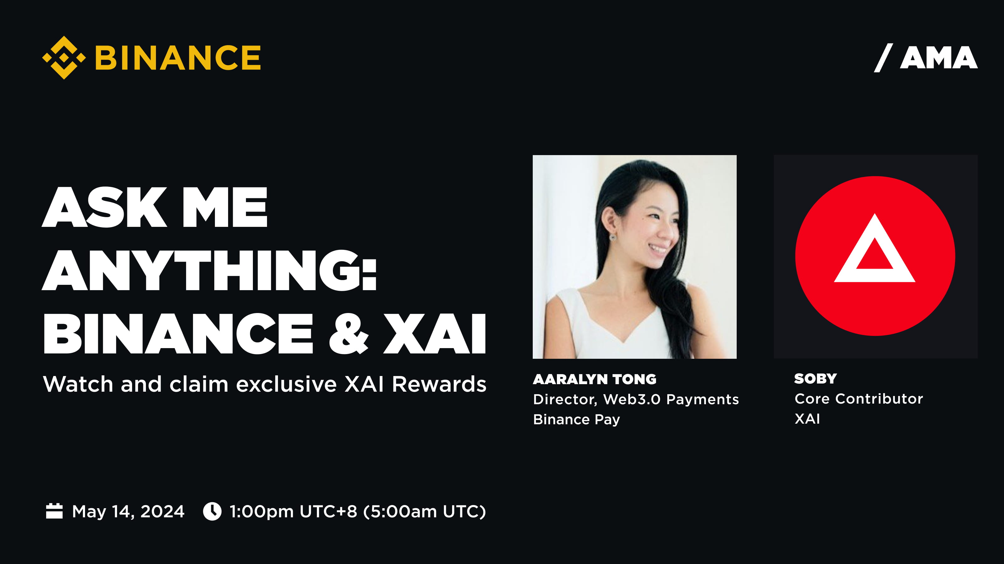 Ask Me Anything: Binance & Xai