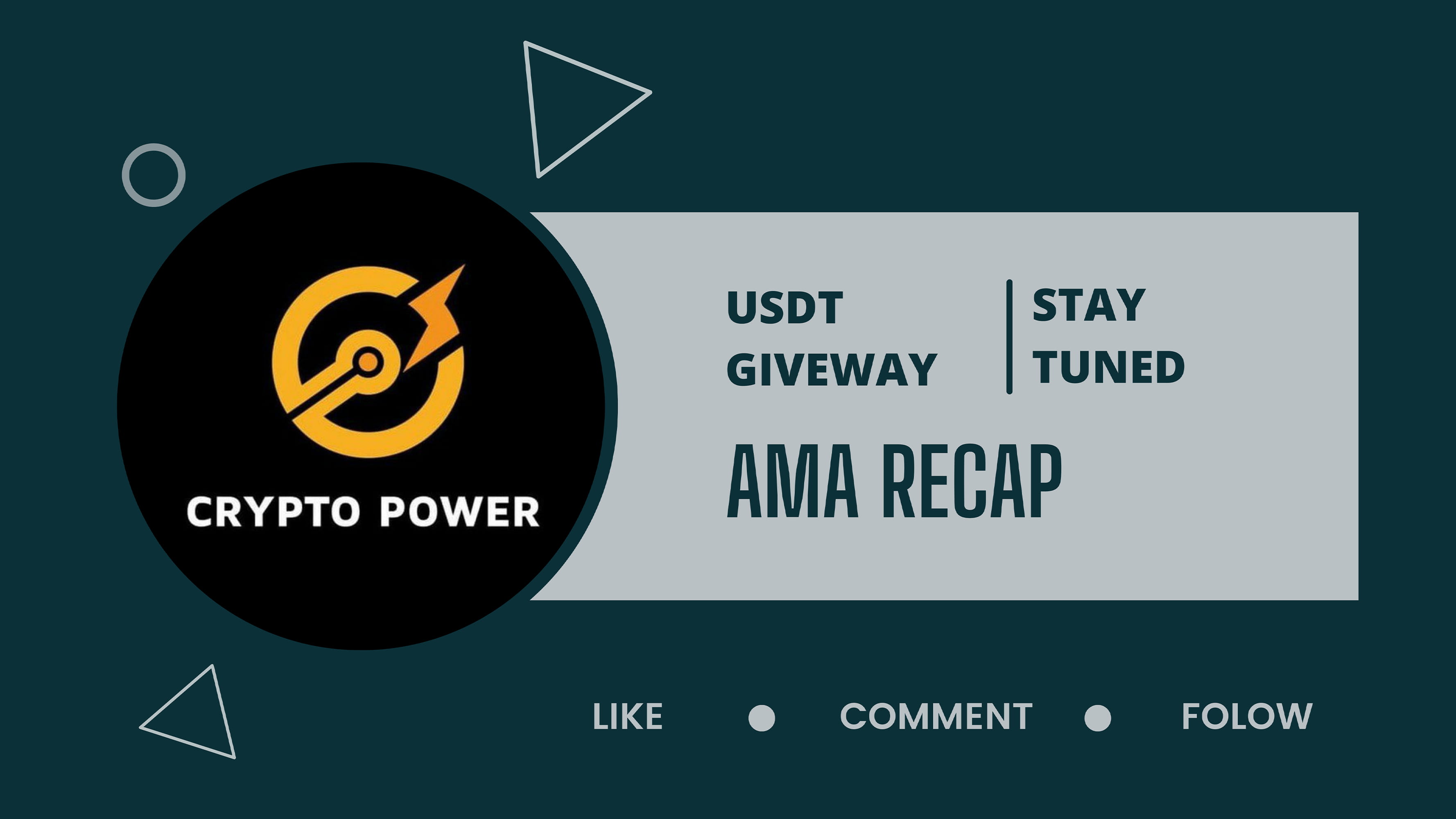 AMA recap reply & Usdt giveway