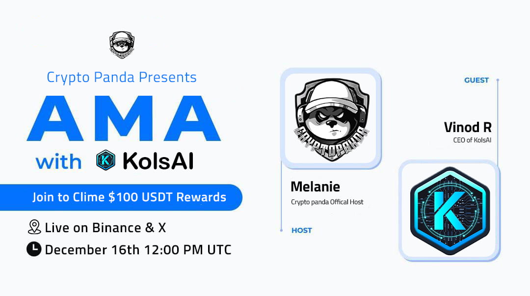 Crypto Panda Presents AMA with KolsAI // $100 Giveaway