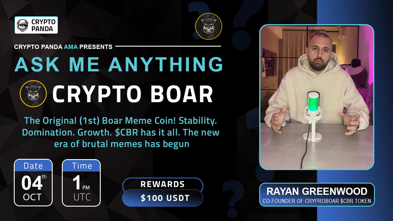 Crypto Panda presents AMA with Crypto Boar