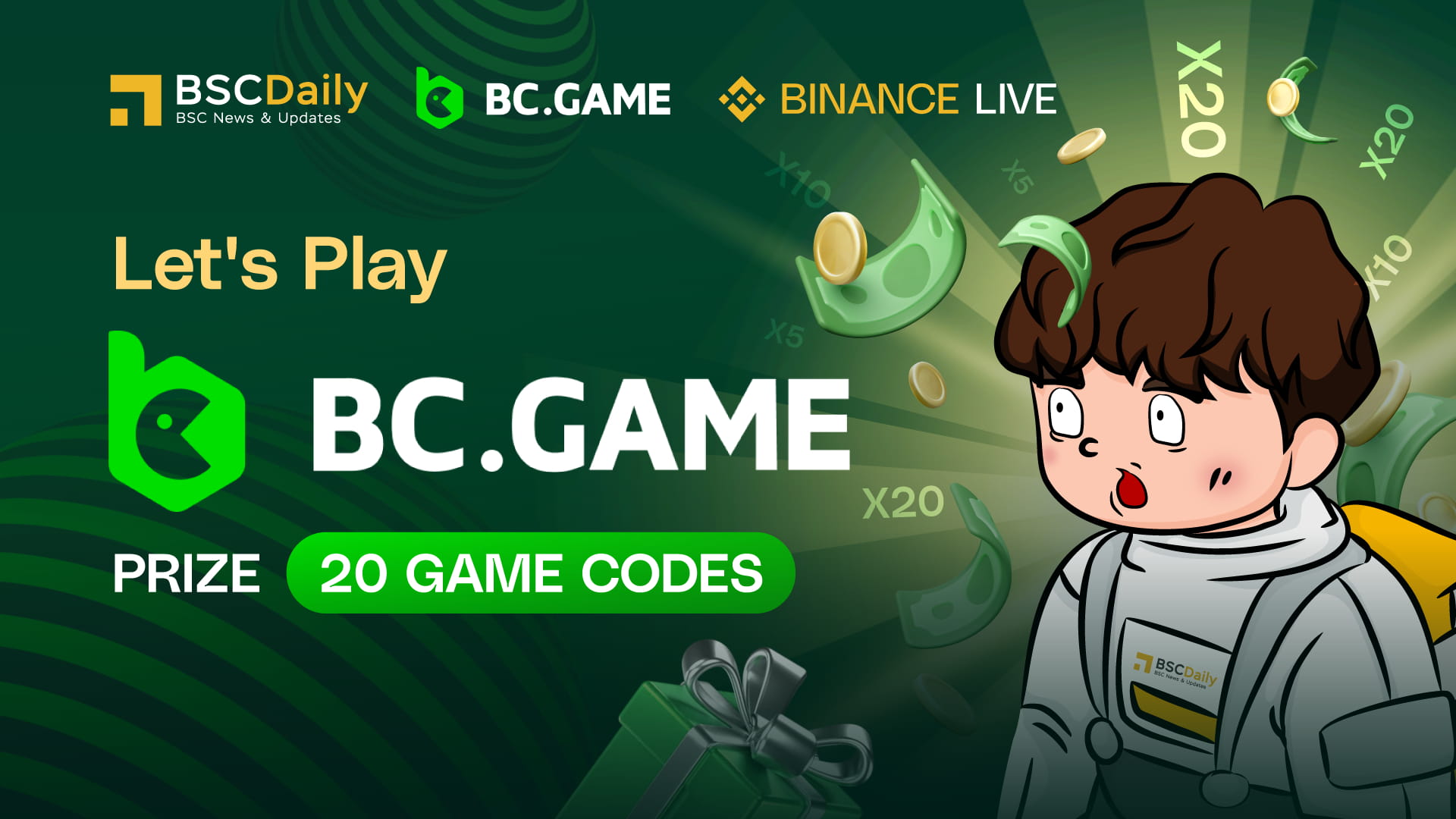 BC Game HUGE WIN LFG | 20 Game Codes GA