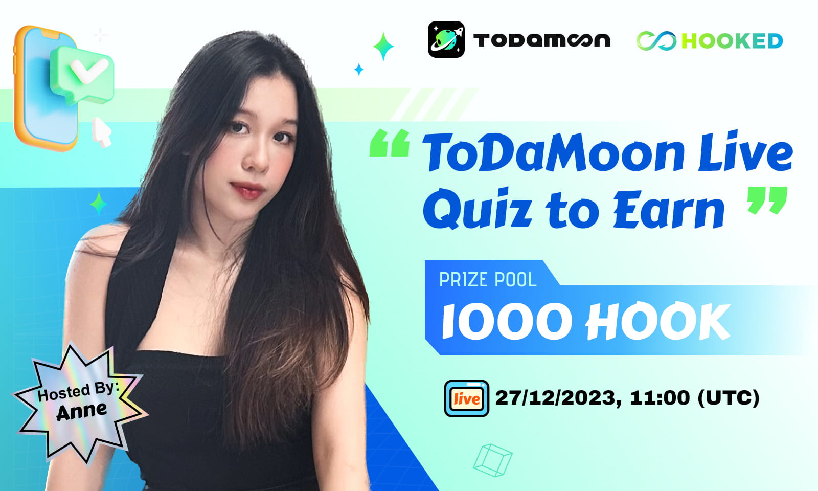 ToDaMoon Quiz-to-Earn Gameshow - 89th Livestreaming