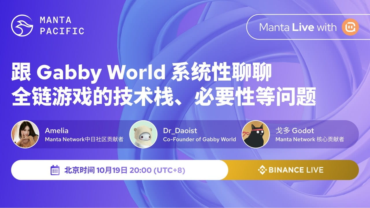 MantaFest奥德赛 -  Gabby World AMA