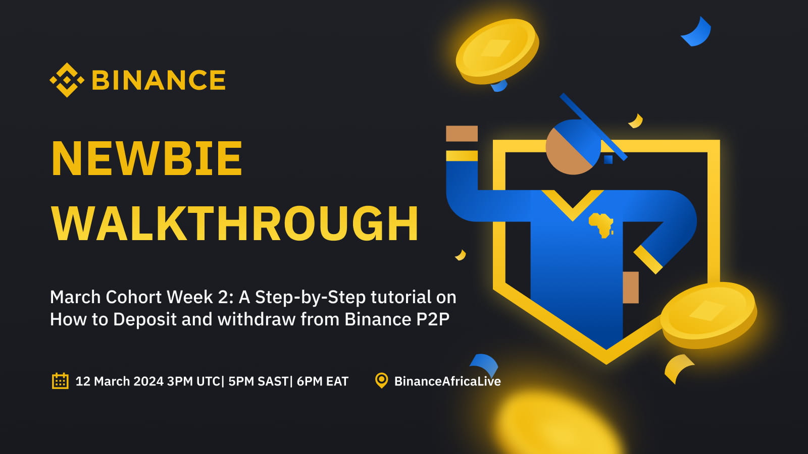 March Cohort week 2: Deposit and withdraw Crypto on Binance P2P