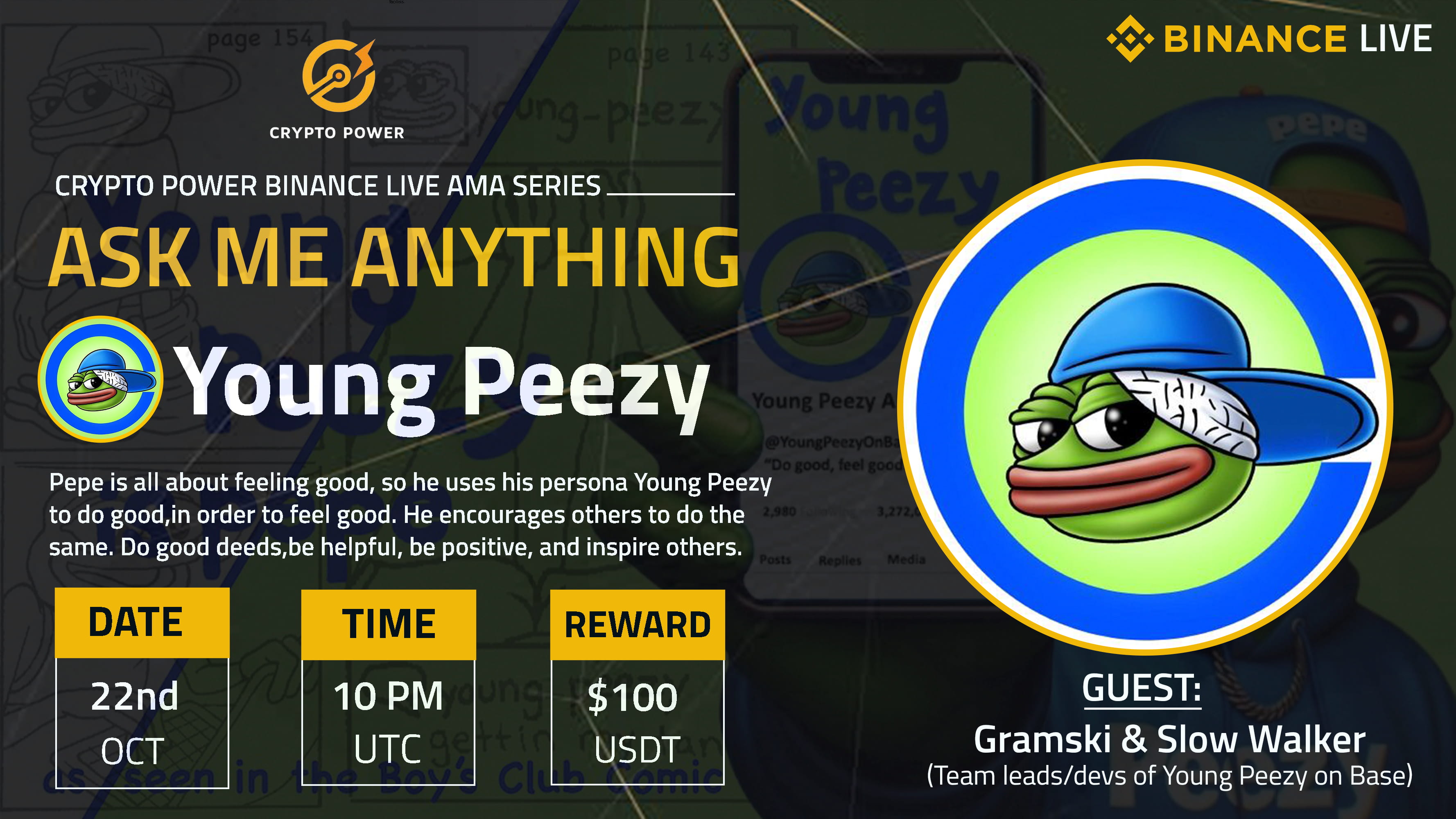 CRYPTO POWER AMA WITH YOUNG PEEZY