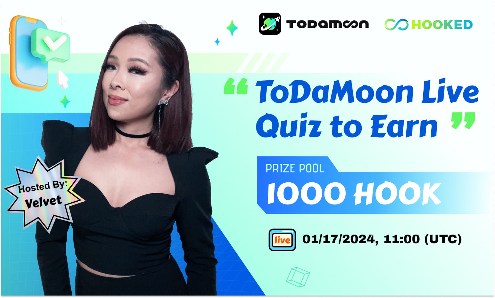ToDaMoon Quiz-to-Earn Gameshow - 95th Livestreaming