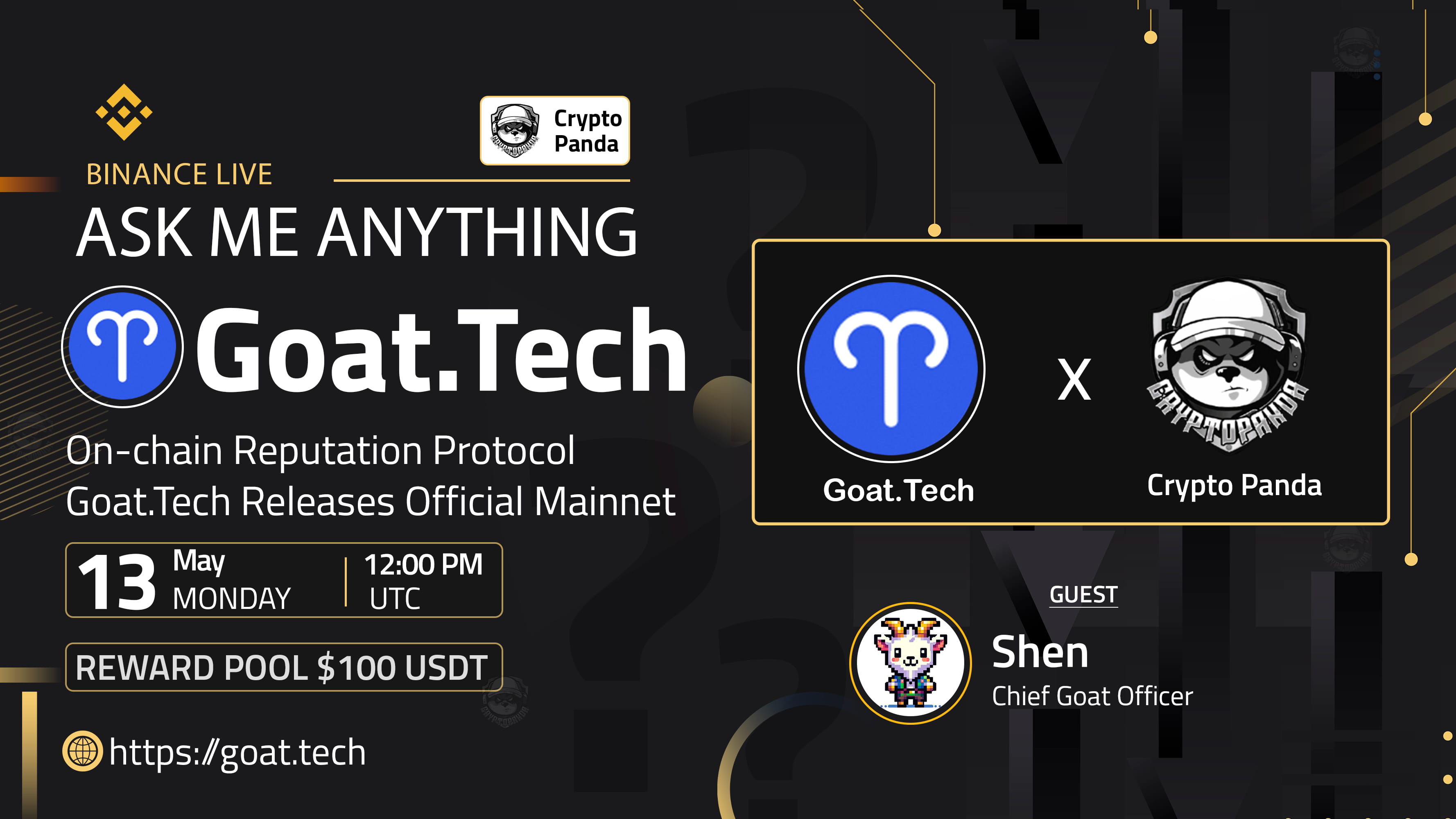 AMA with Goat Tech: Official Mainnet Launch