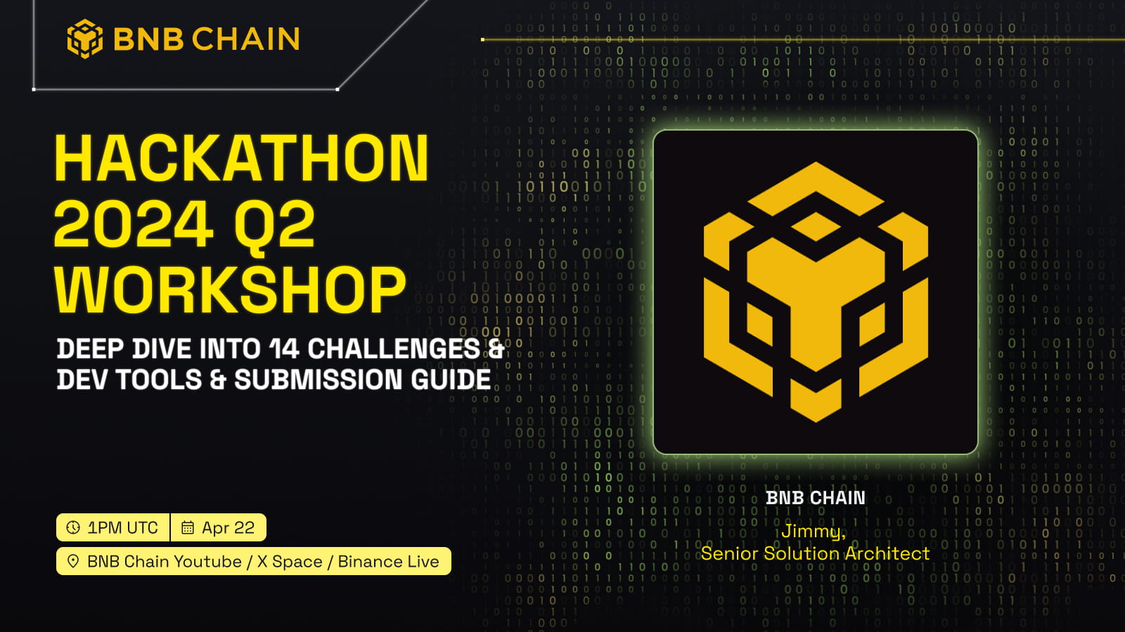 BNB Chain Hackathon 2024 Q2 Workshop: Deep dive into 14 Challenges 
