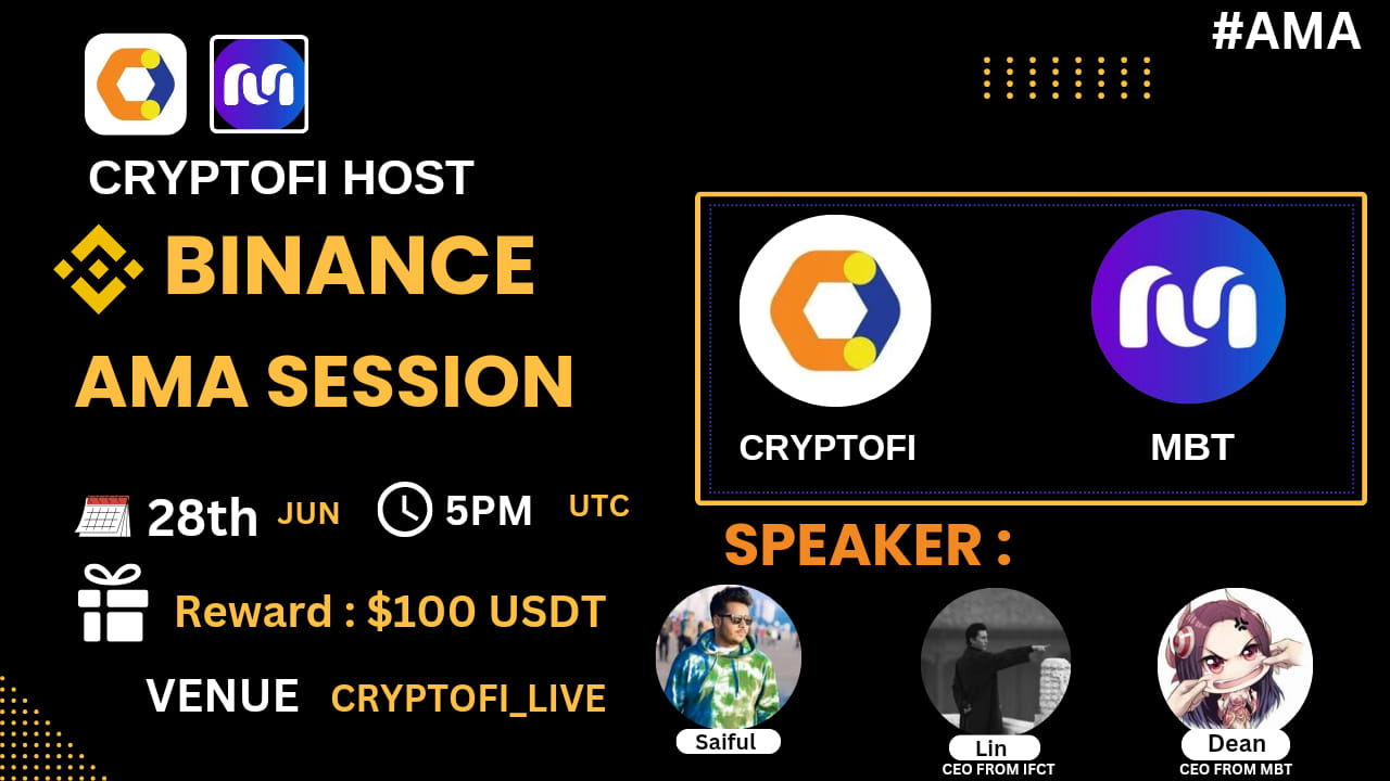 CRYPTOFI BINANCE LIVE AMA <> MBT