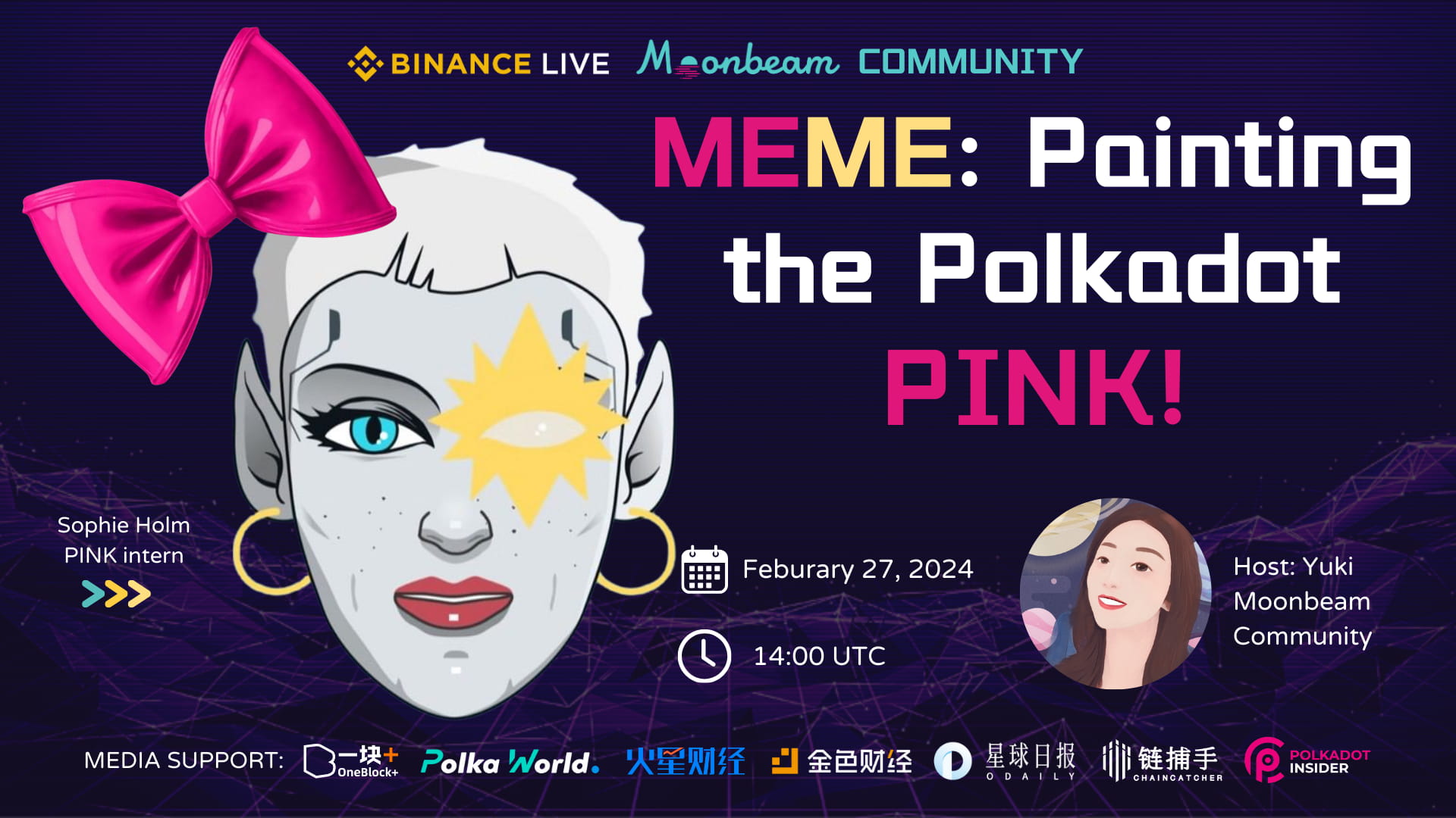 MEME: Painting the Polkadot  PINK!