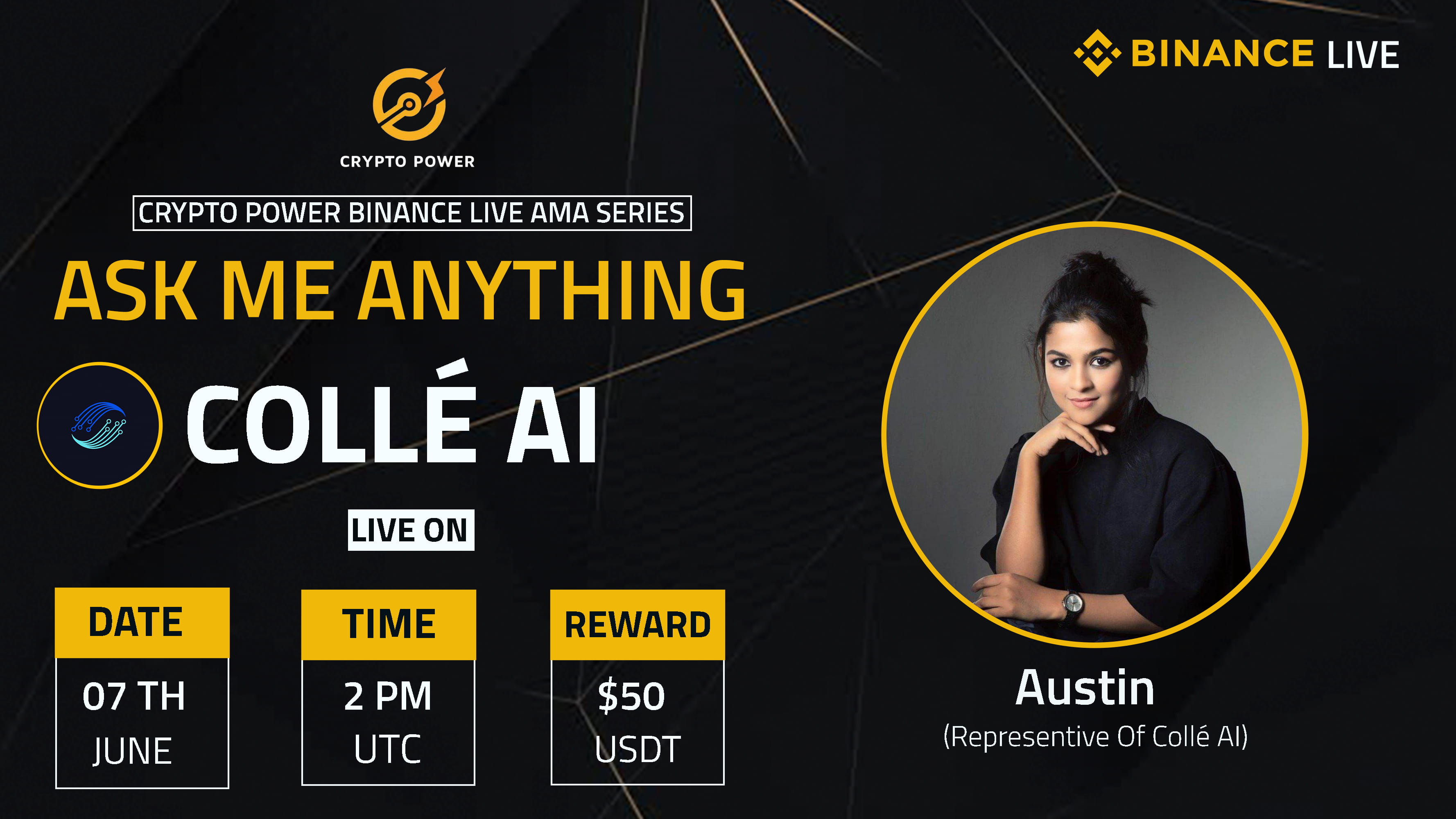 CRYPTO POWER AMA WITH COLLE AI