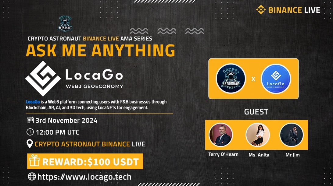 Crypto Astronaut Host AMA With  LocaGo