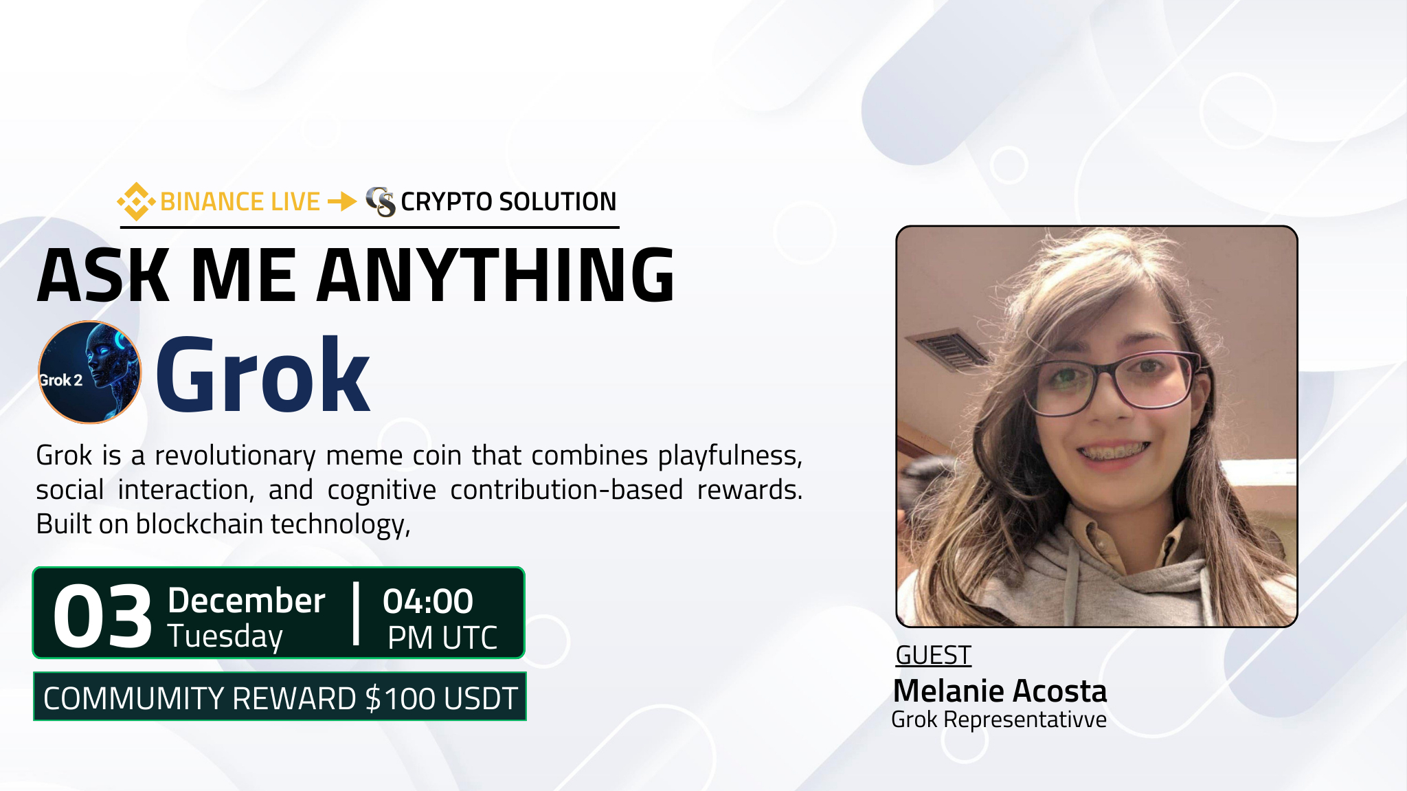 AMA - Crypto Solution <> Grok