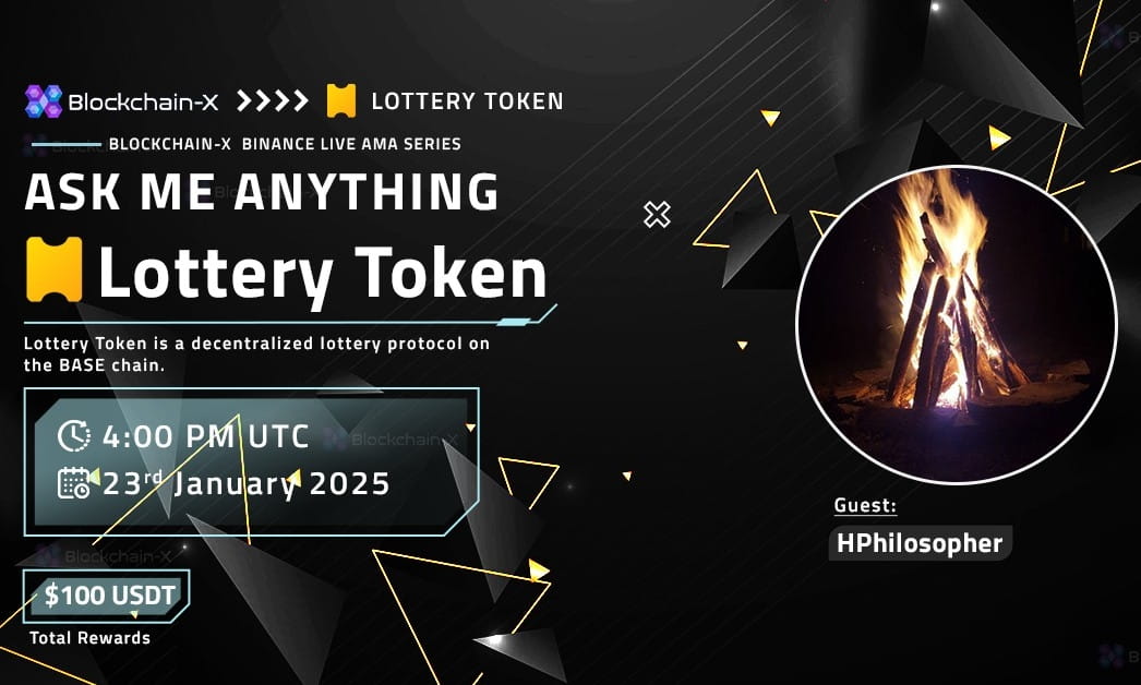 Blockchain-X AMA with Lottery Token [Reward $100 USDT]