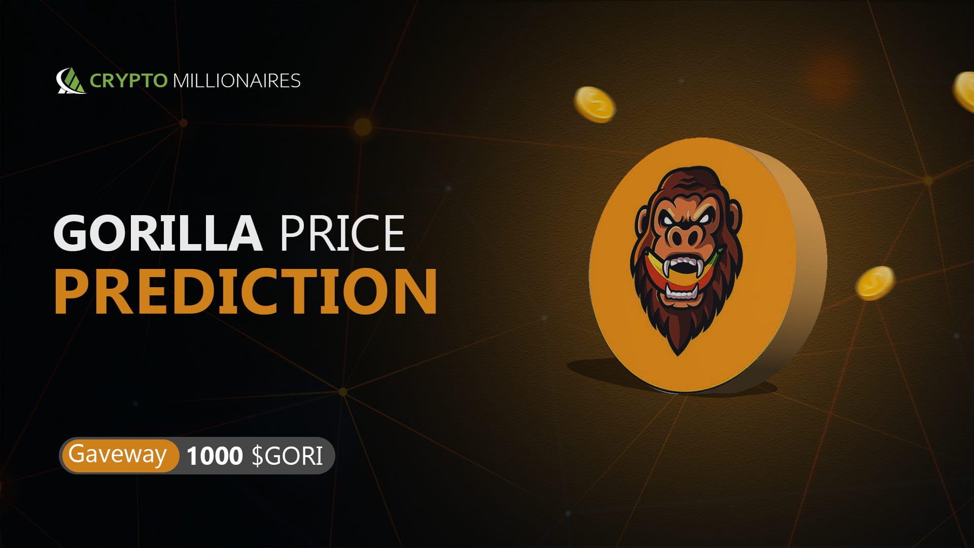 $GORILLA coin price prediction | 1000 $GORILLA gaveway