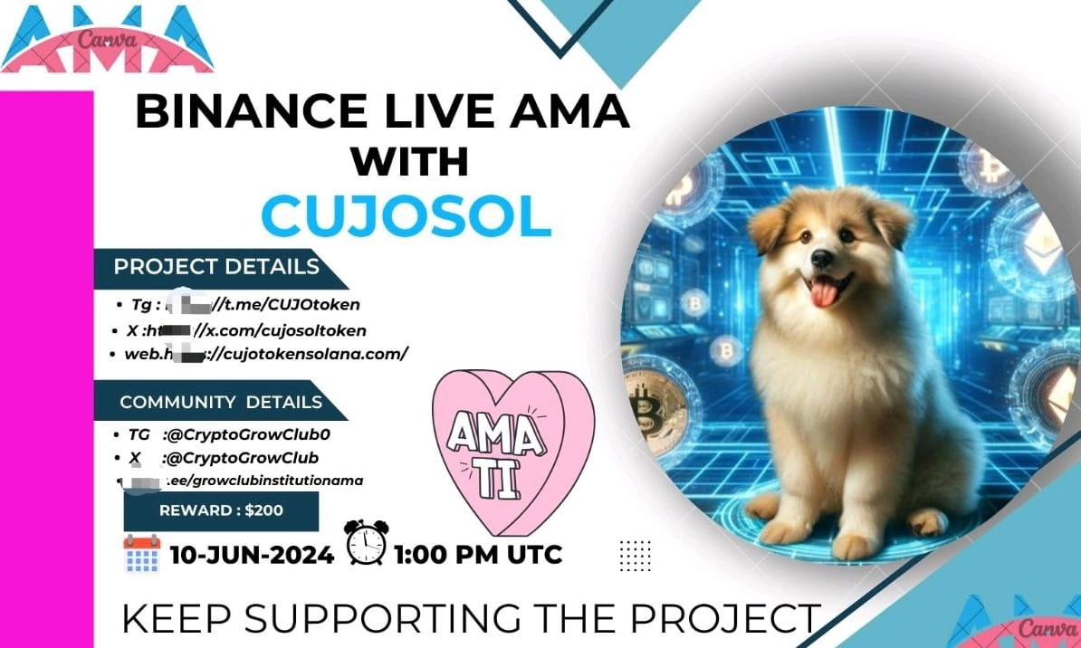 AMA With CujoToken| $200USDT Giveaways Binance Live 