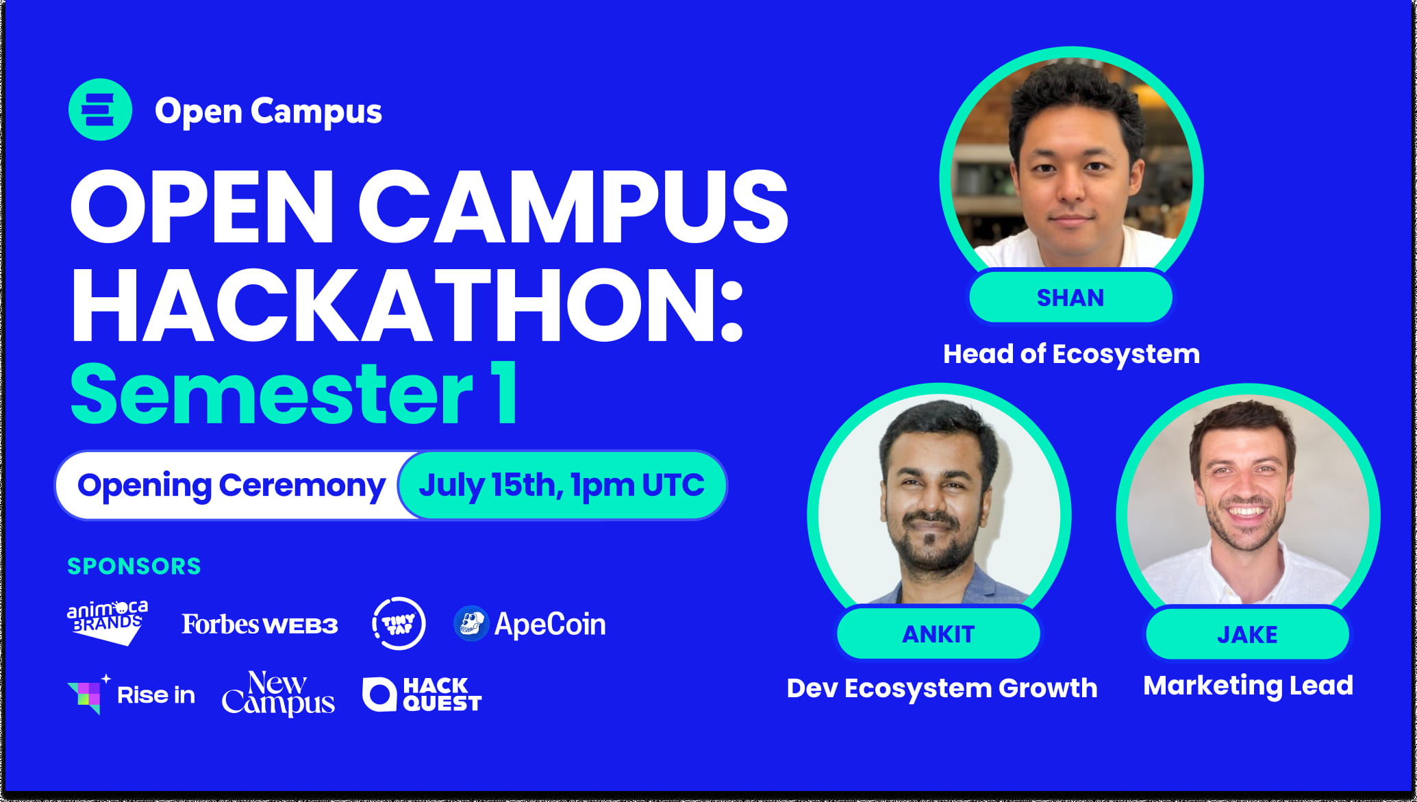 Opening Ceremony | EDU Chain Hackathon: Semester 1