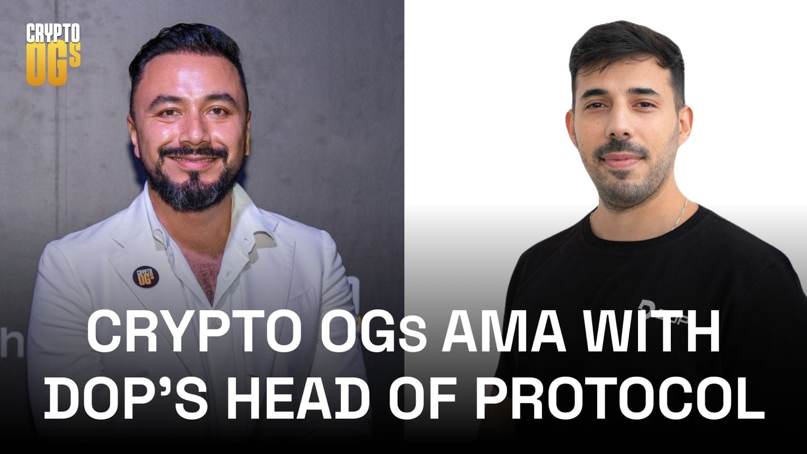 Crypto OGs AMA with DOP's Head of Protocol