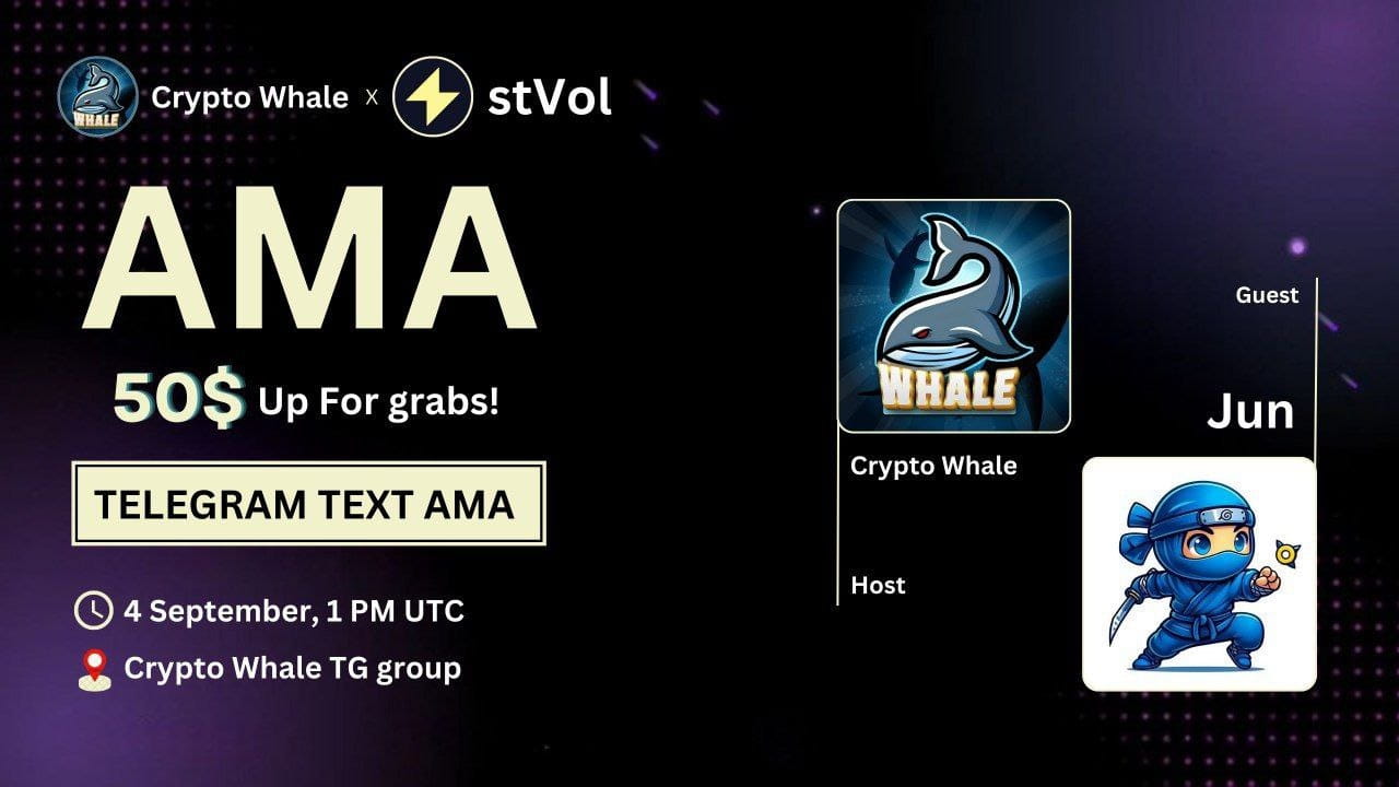 Crypto Whale is going to Host Binance live  with AtuaAI Reward : 50 USD