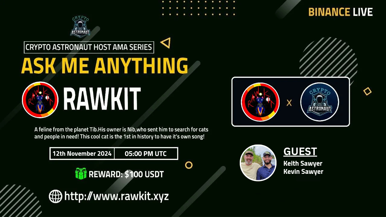 Crypto Astronaut Host AMA With Rawkit