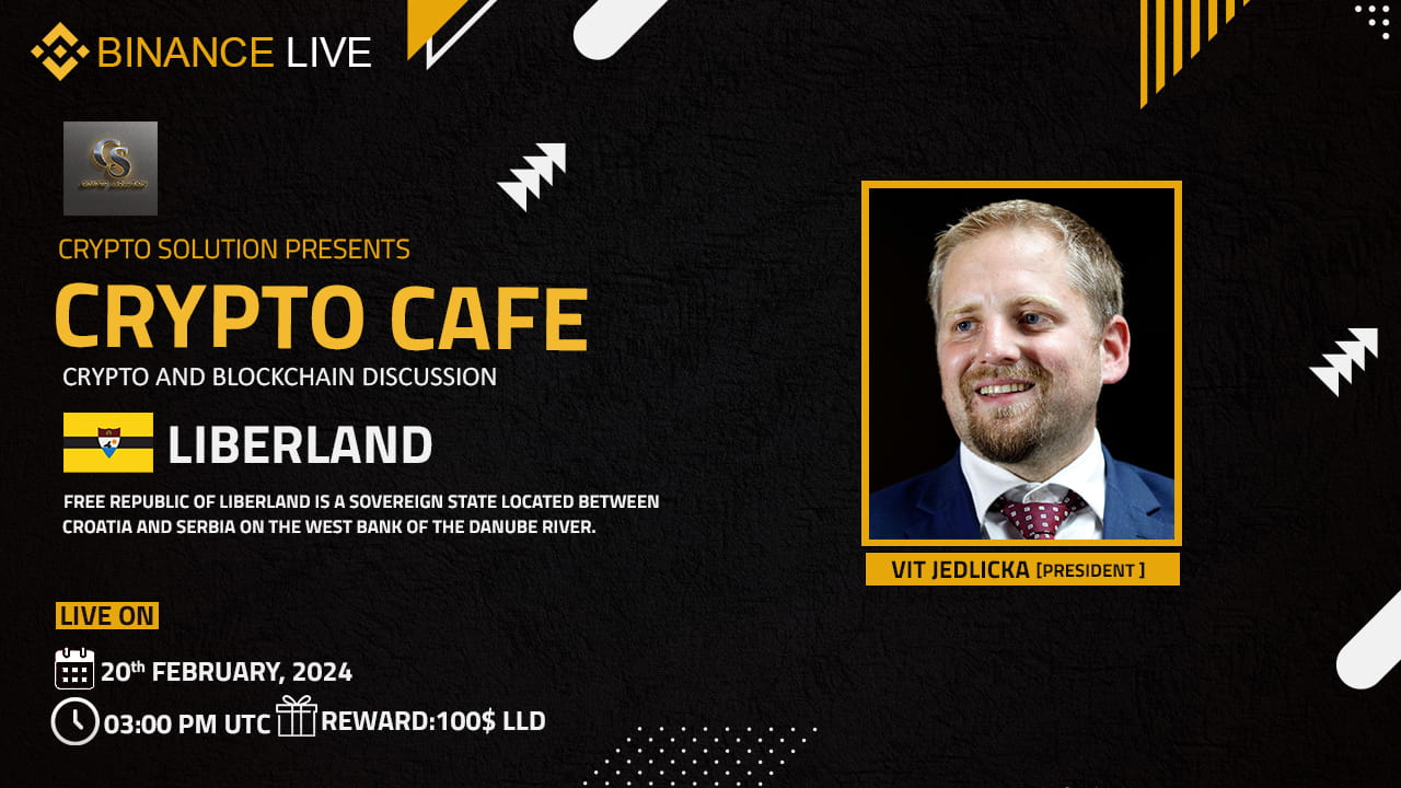 Crypto Cafe : LLD is the native coin for Liberland Blockchain