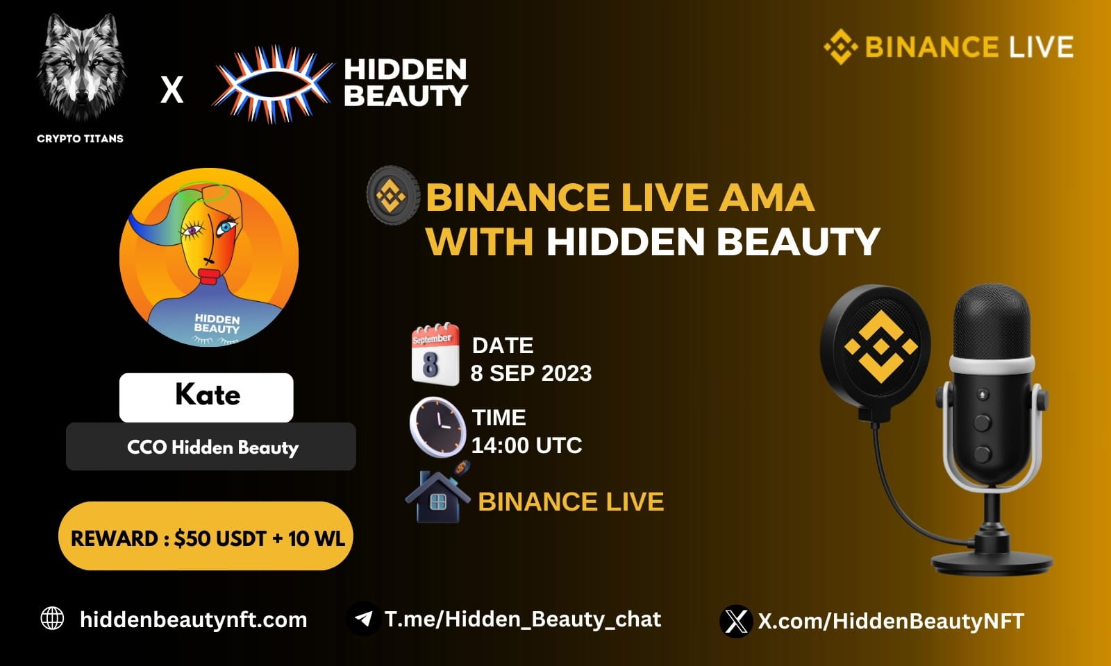 AMA - CryptoTiTans <> HIDDEN BEAUTY