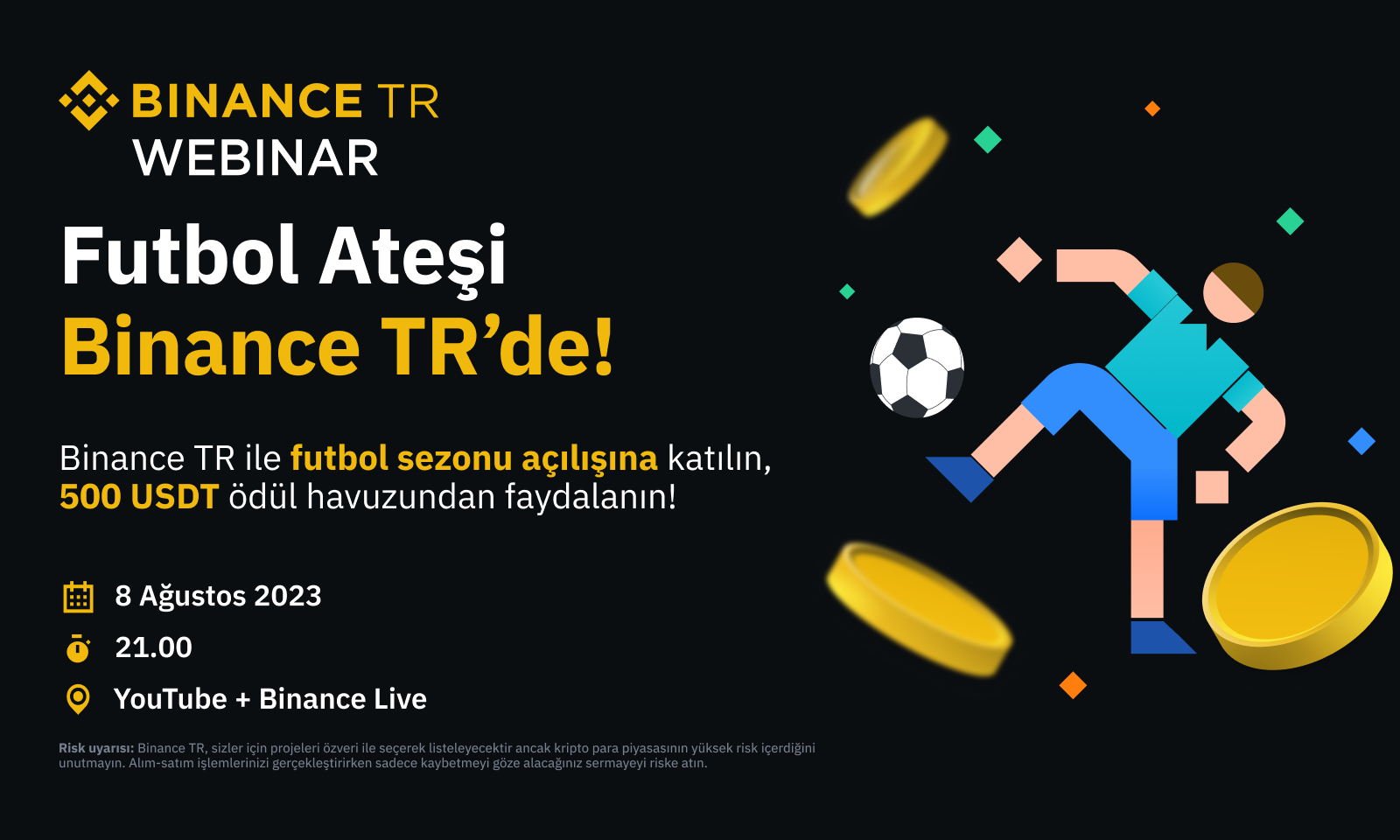 Binance TR ile futbol sezonu açılışına katılın! ⚽️🔥