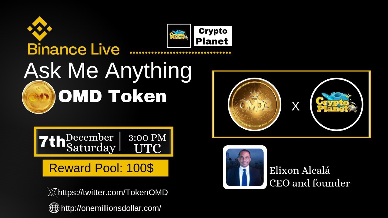 Crypto Planet Binance Live AMA with OMD Token