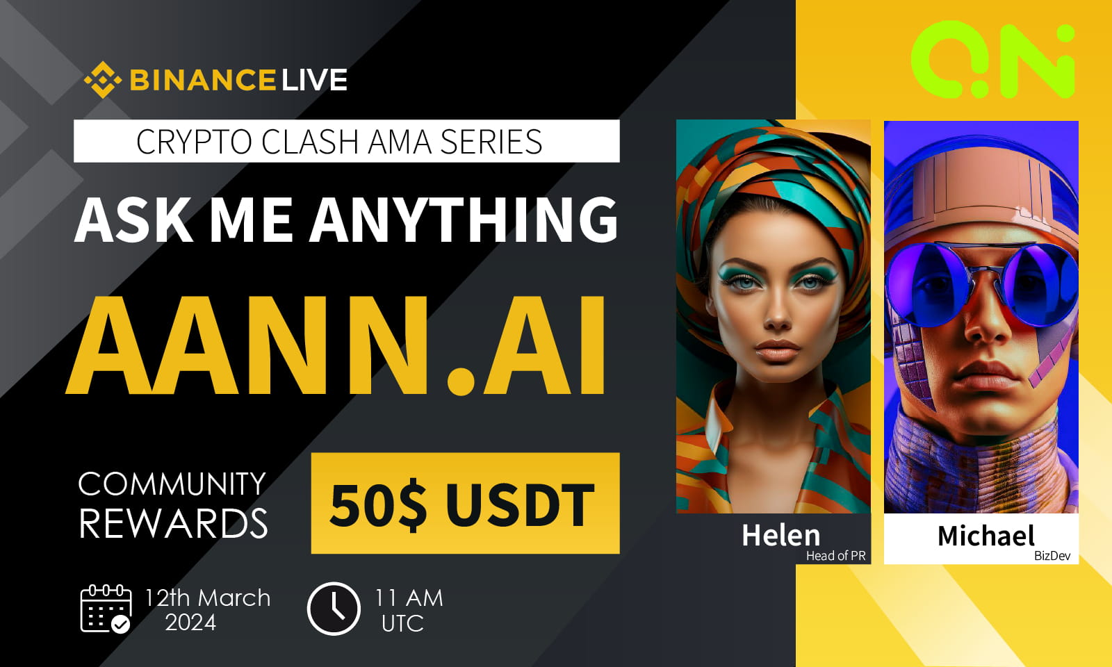 AMA - AANN.AI x Crypto Clash | 50$ USDT Rewards