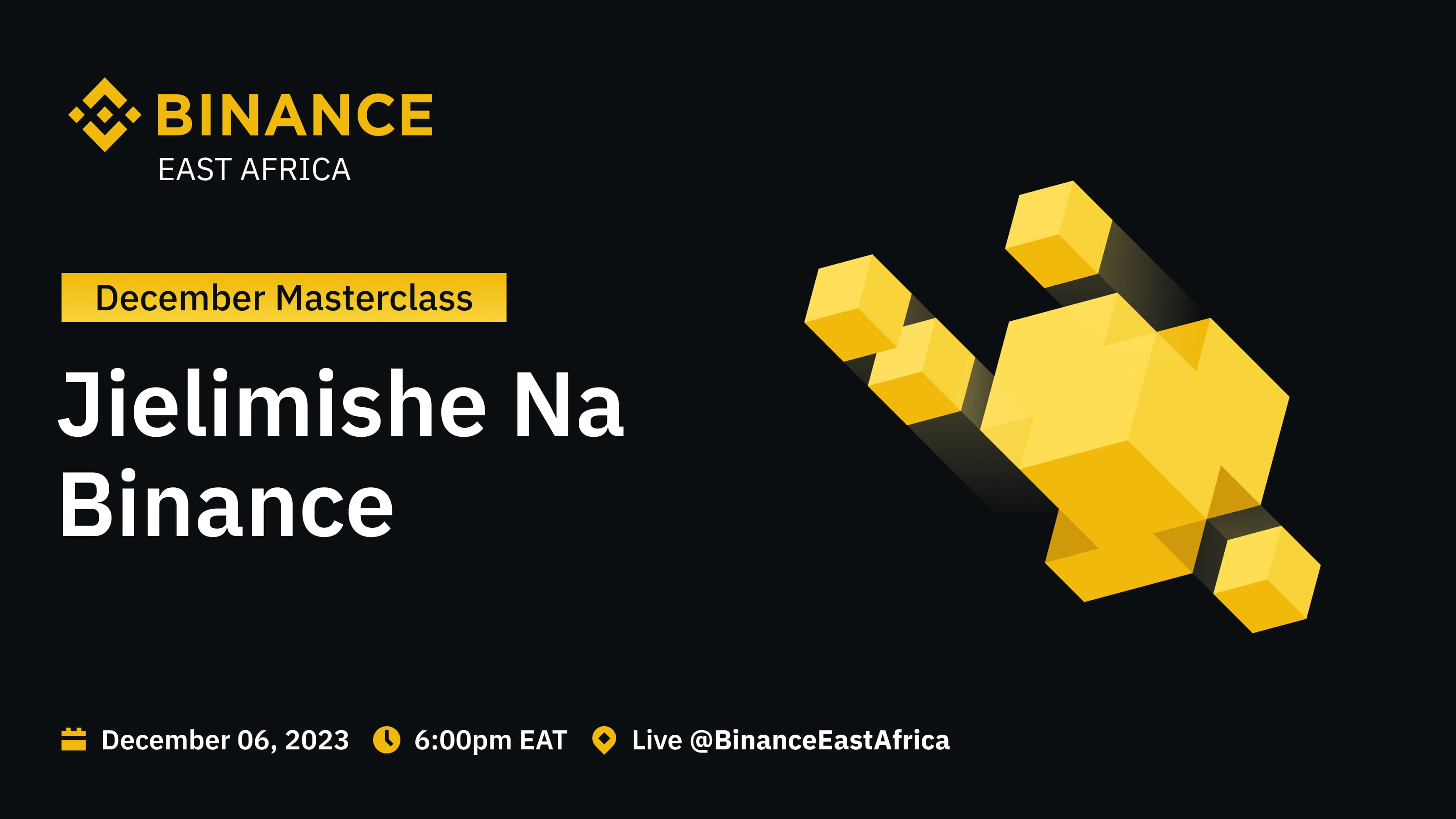 [December Masterclass] Kuanza Safari yako ya Cryptocurrencies