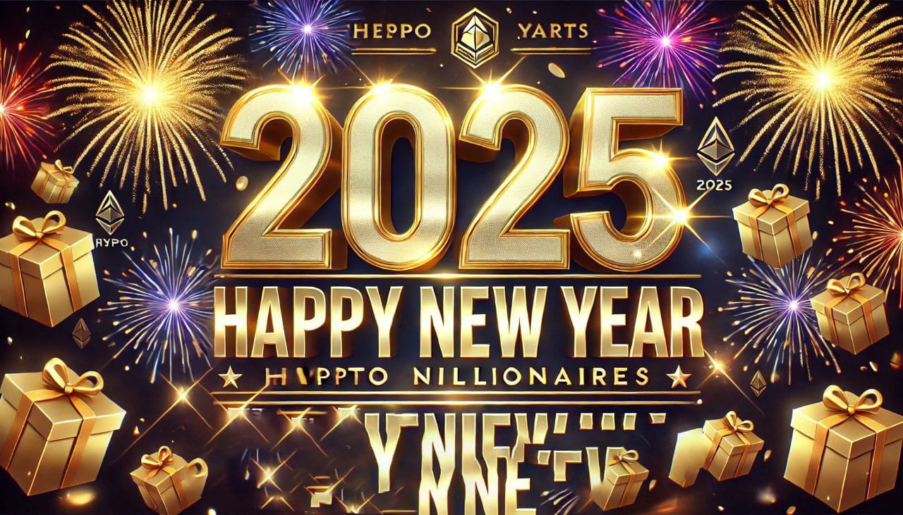 Free crypto box party for happy new year 2025