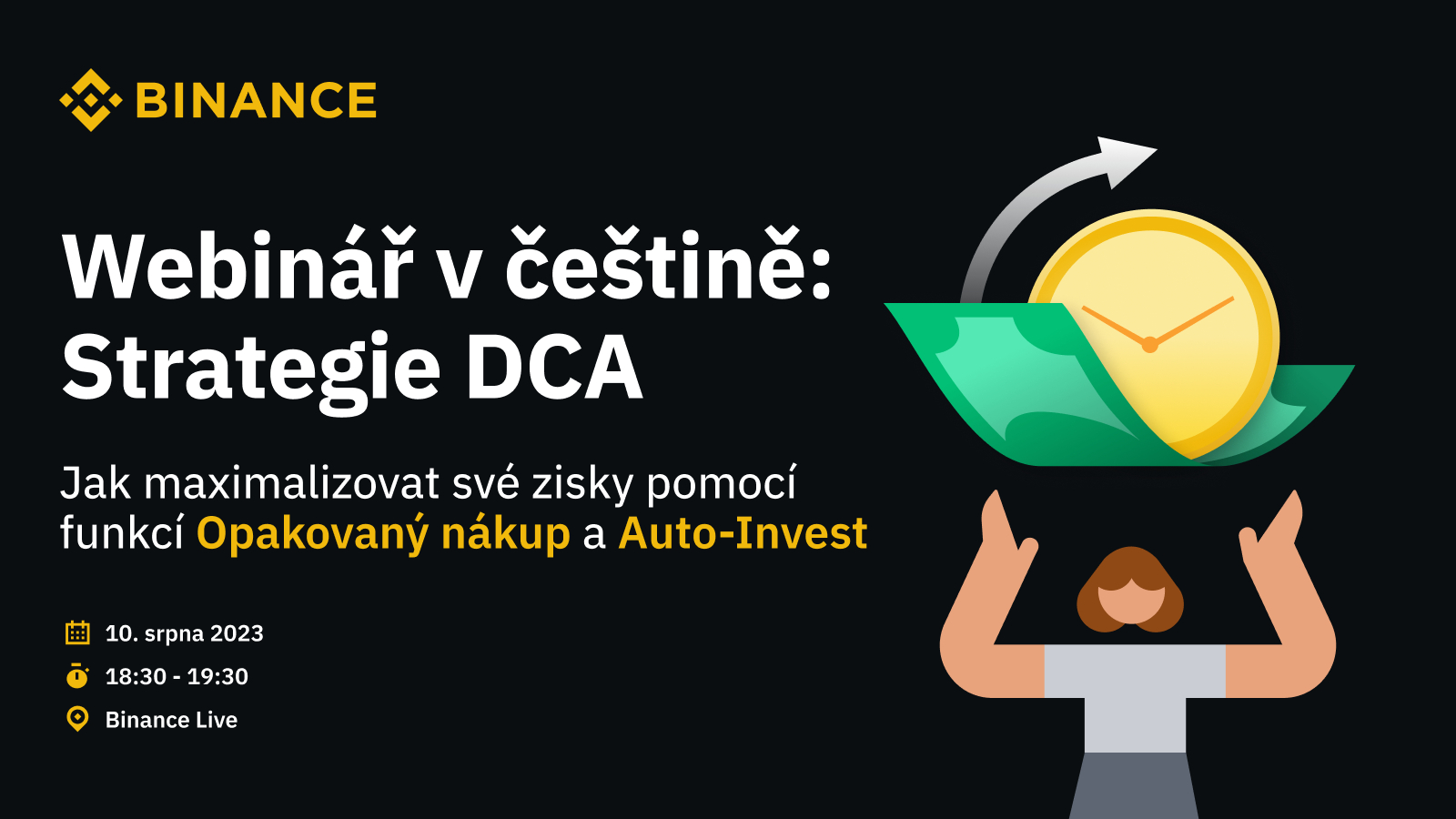 Webinář | DCA pomocí funkcí Opakovaný nákup a Auto-Invest