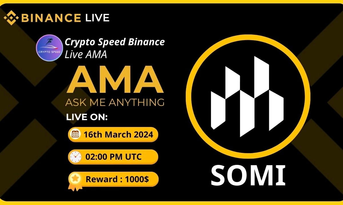 Today Binance Live AMA with Somi Token