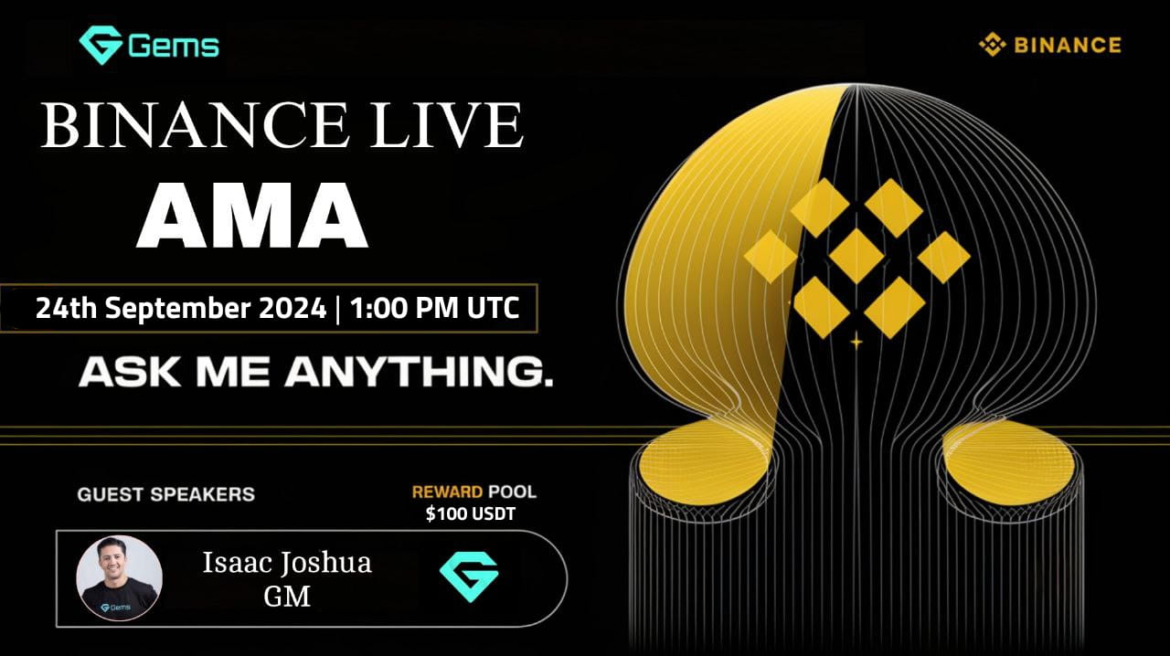 Crypto Astronaut Binance Live AMA with GEMS