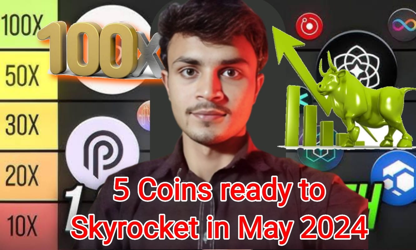 Top 5 Crypto Coins to Skyrocket 100X in 2024