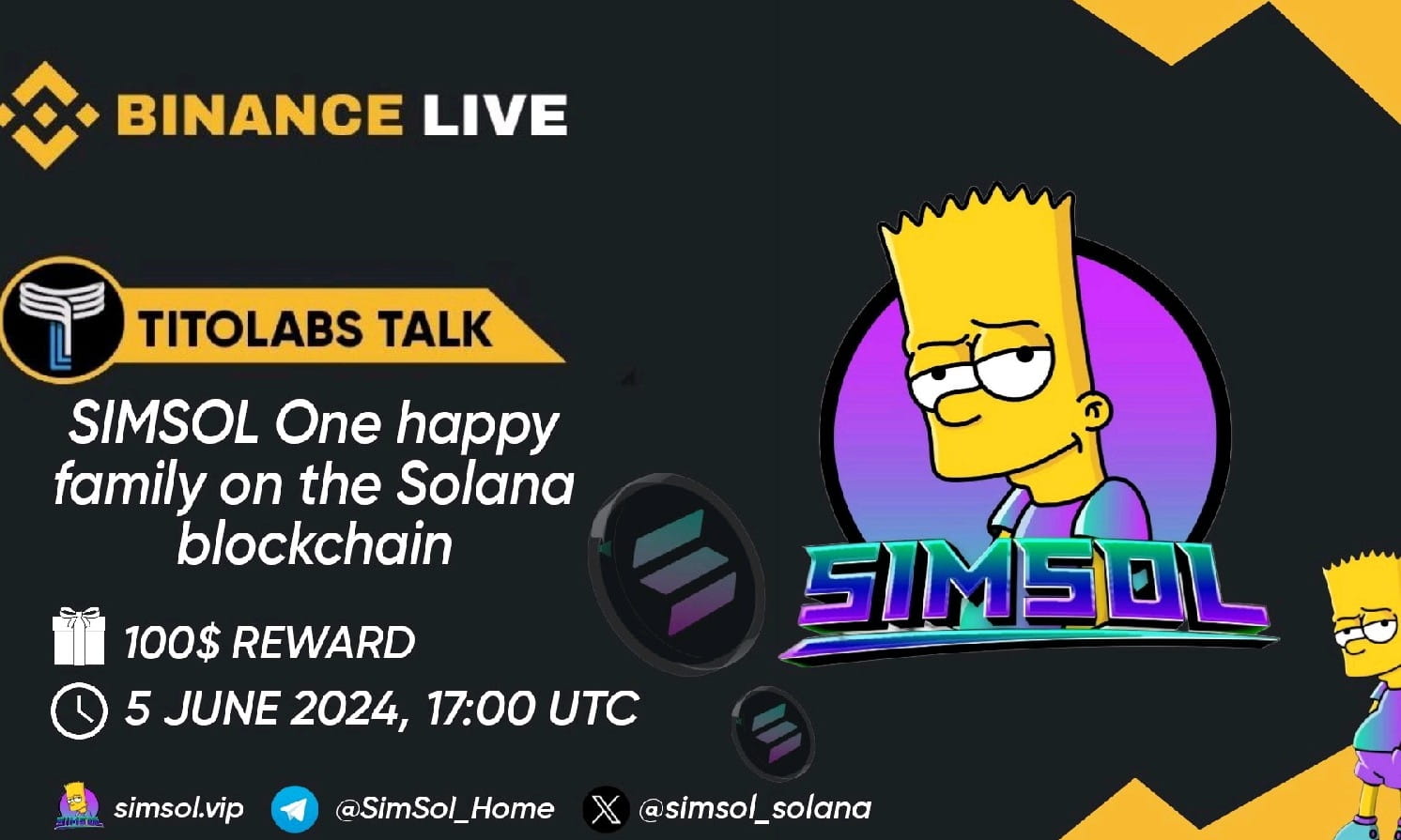 AMA WITH SIMSOL (AIRDROP 100$)