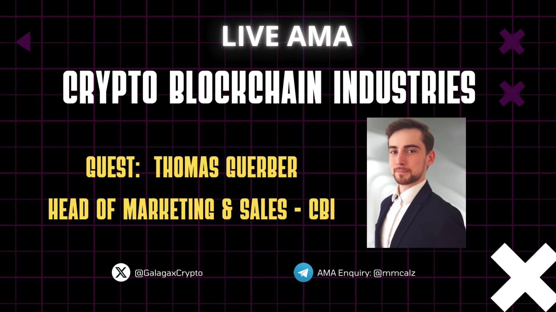 Live AMA - Crypto Blockchain Industries