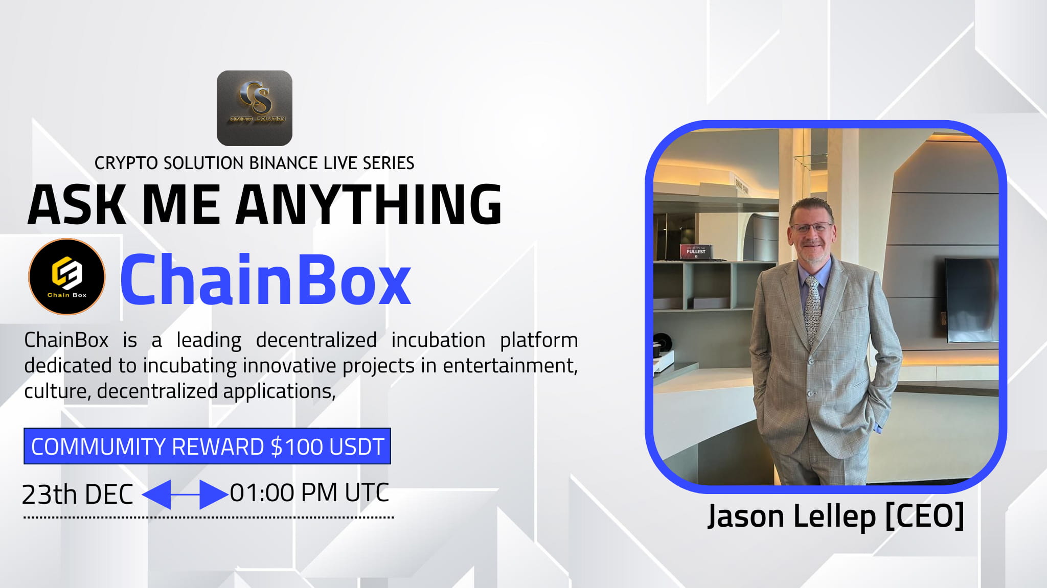 AMA - Crypto Solution <> ChainBox