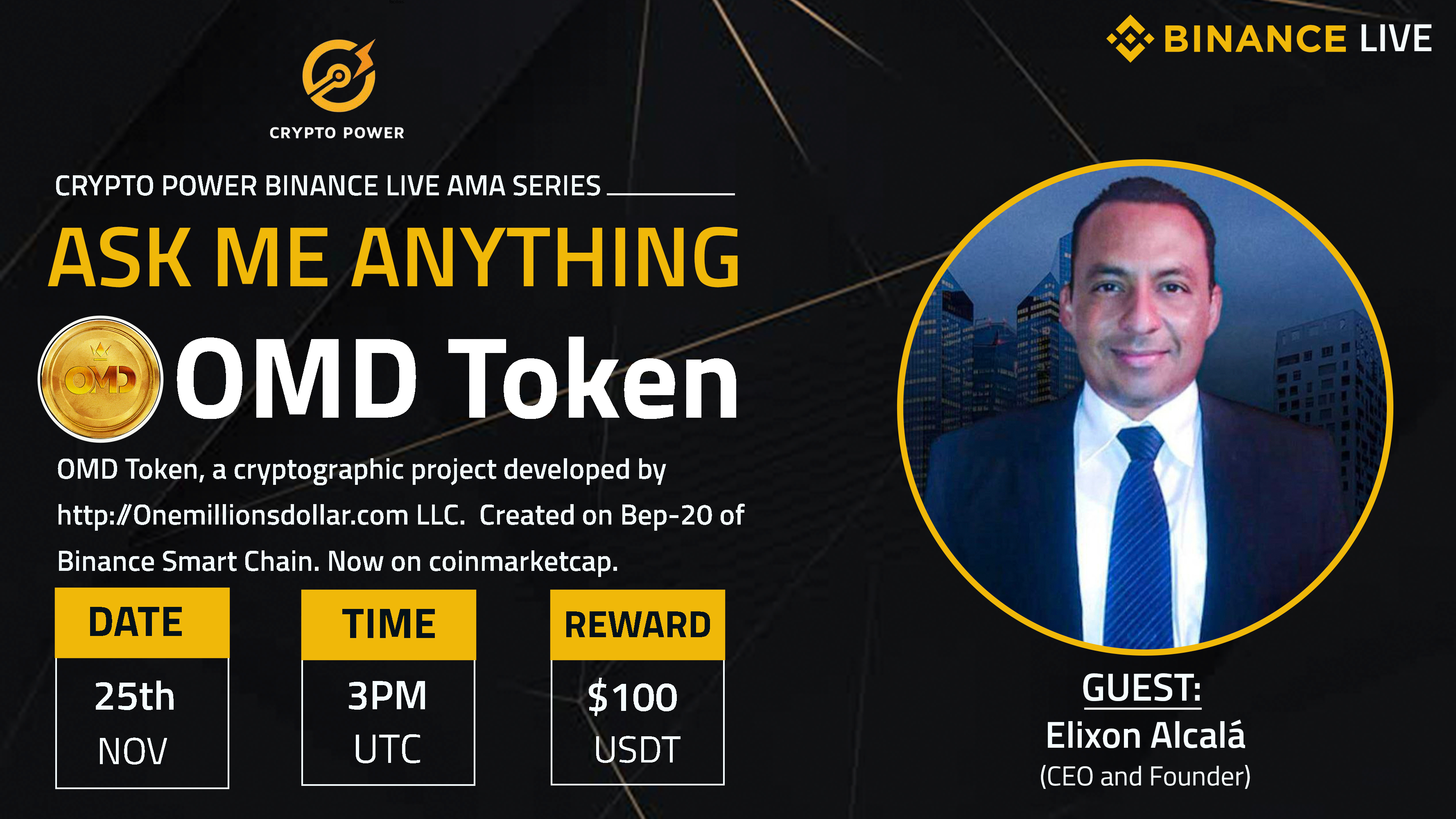 CRYPTO POWER AMA WITH OMD Token