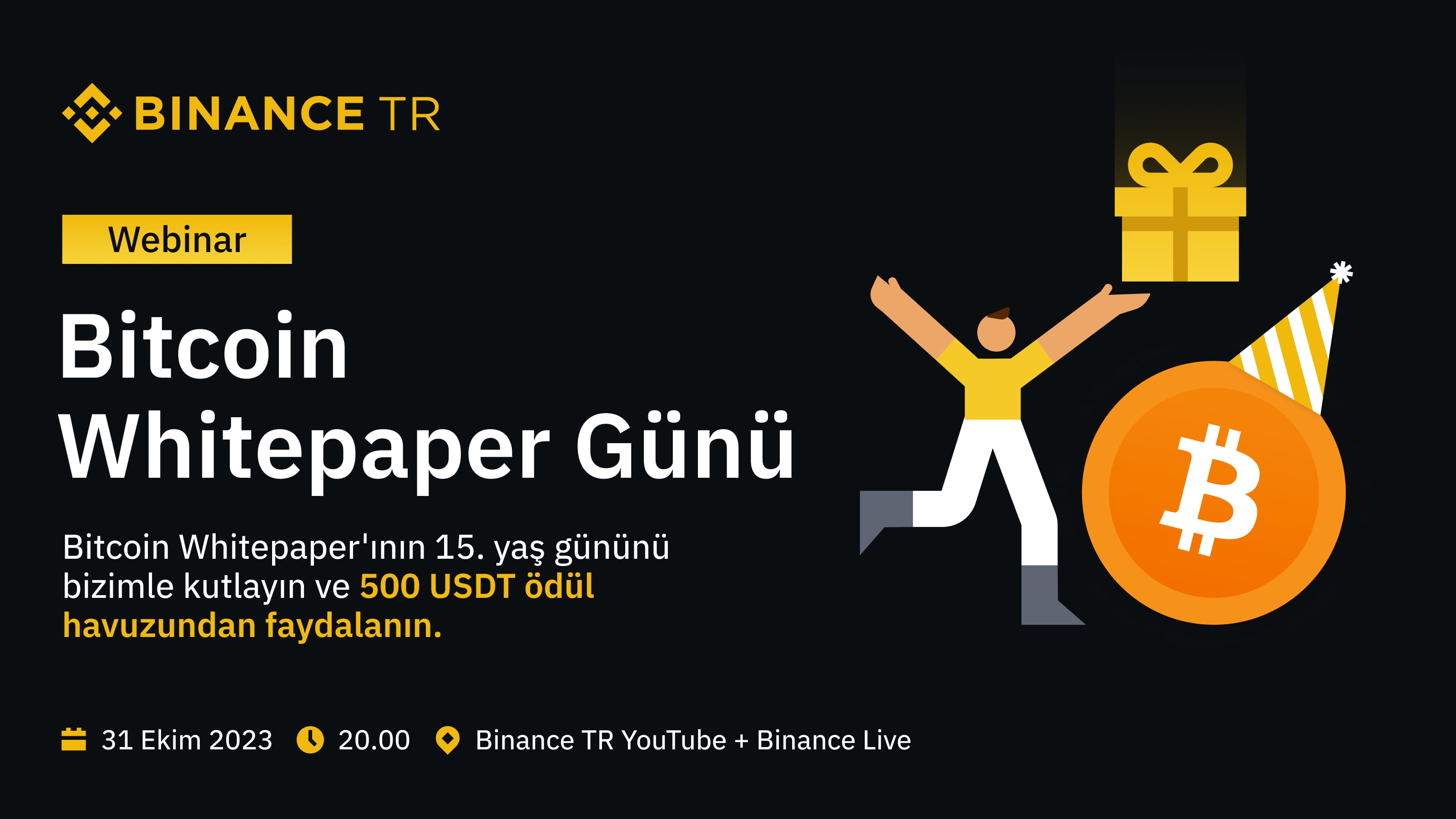 31 Ekim Bitcoin Whitepaper Günü Kutlu Olsun! 🎉