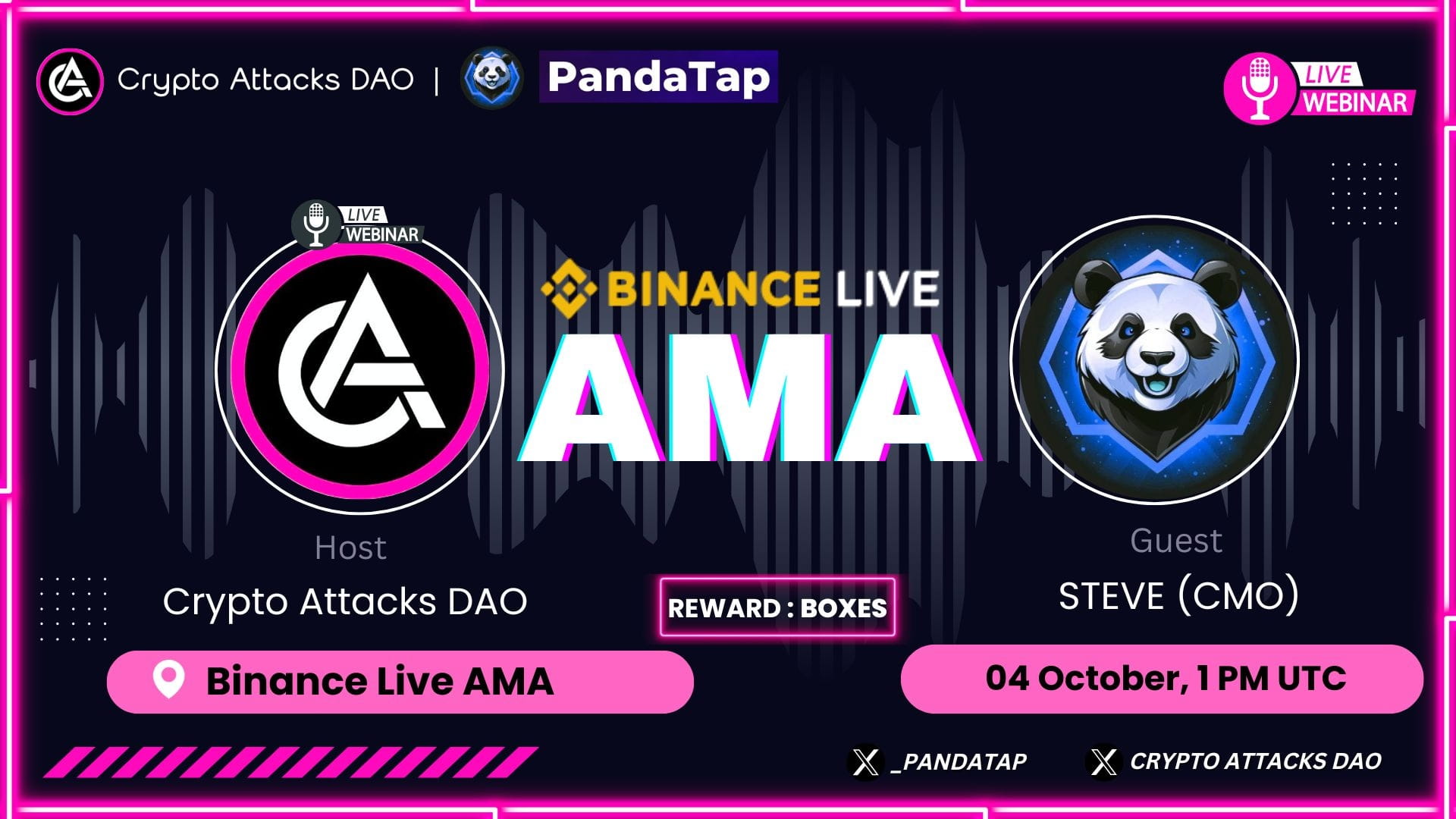 🚀 Announcement: Exclusive AMA Session with PandaTap 🚀